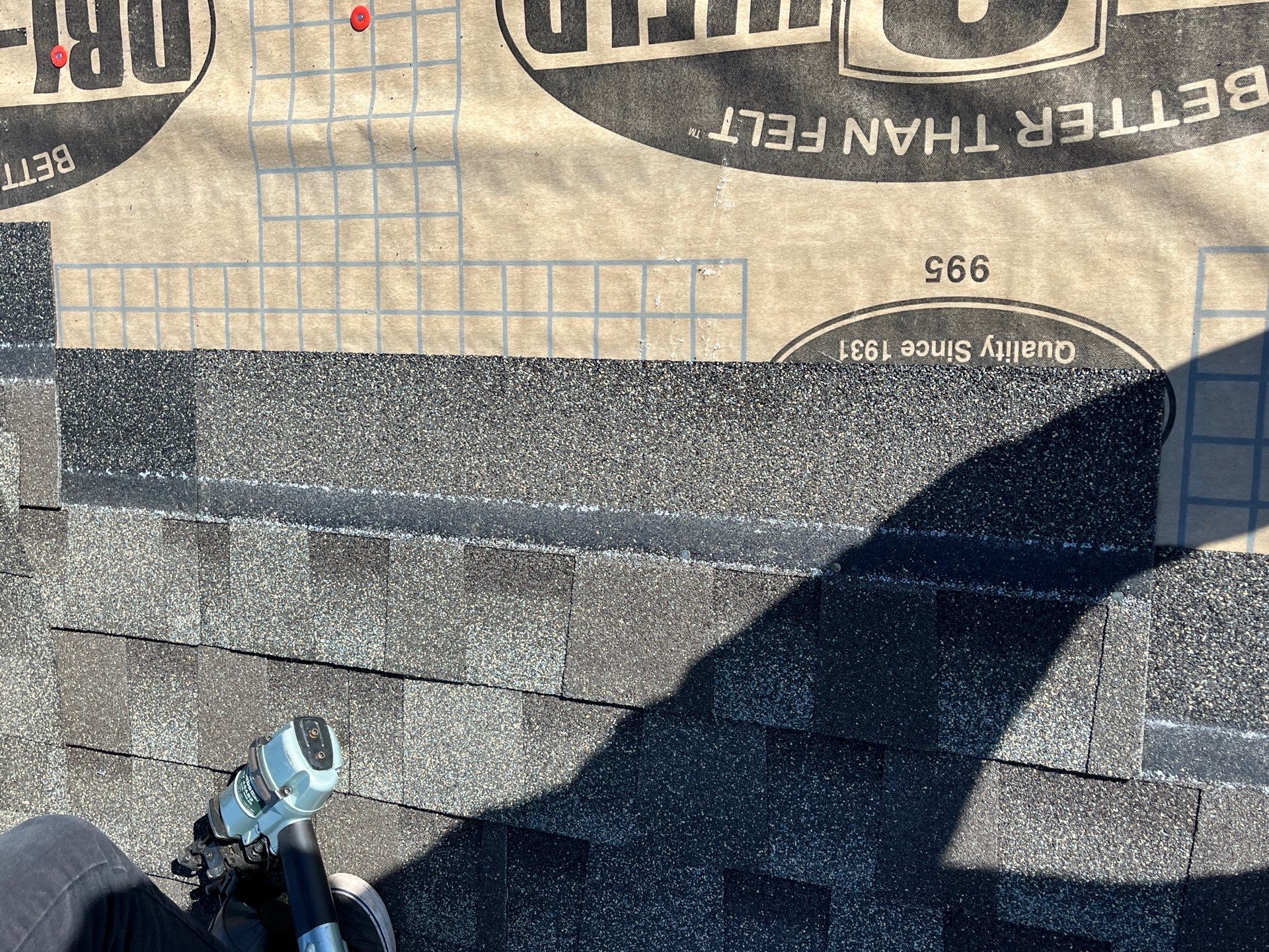 Residential Roofing Installation using CertainTeed Landmark Weathered Wood by Nitro Roofing and Construction