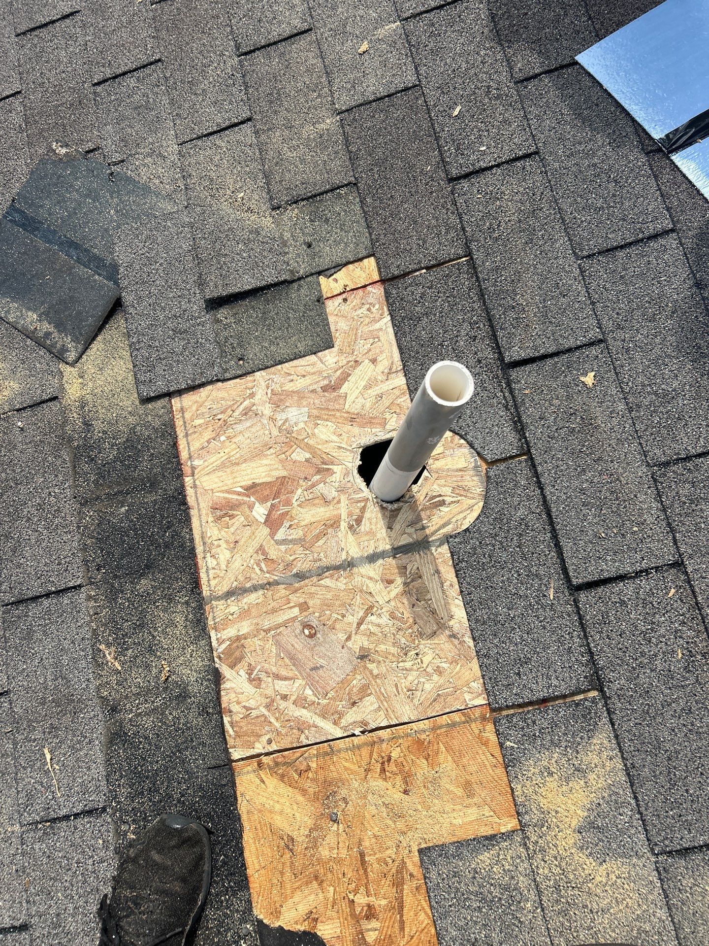 Hail Damage using Owen's Corning Duration (Lifetime) Shingles by Roof Repair Company