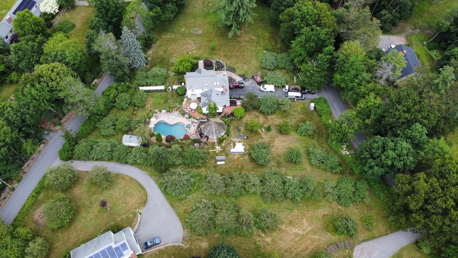Standing Seam Black Metal Roof- Gazebo by Loyalty Exterior Solutions 