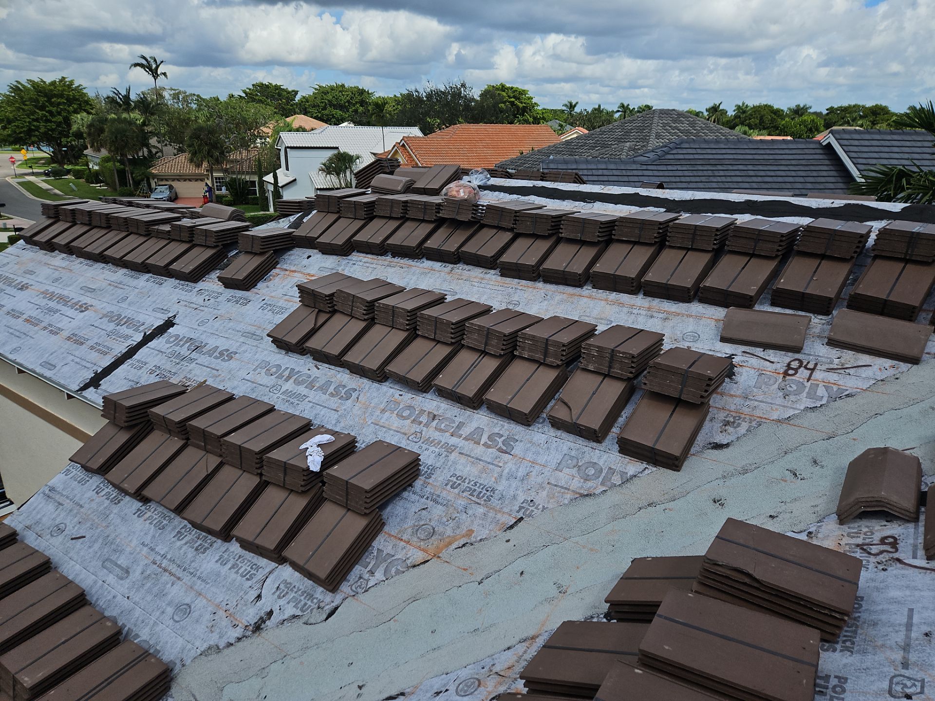 Residential Roofing Installation using WestLake Roofing Tile by BLUES BROTHERS ROOFING