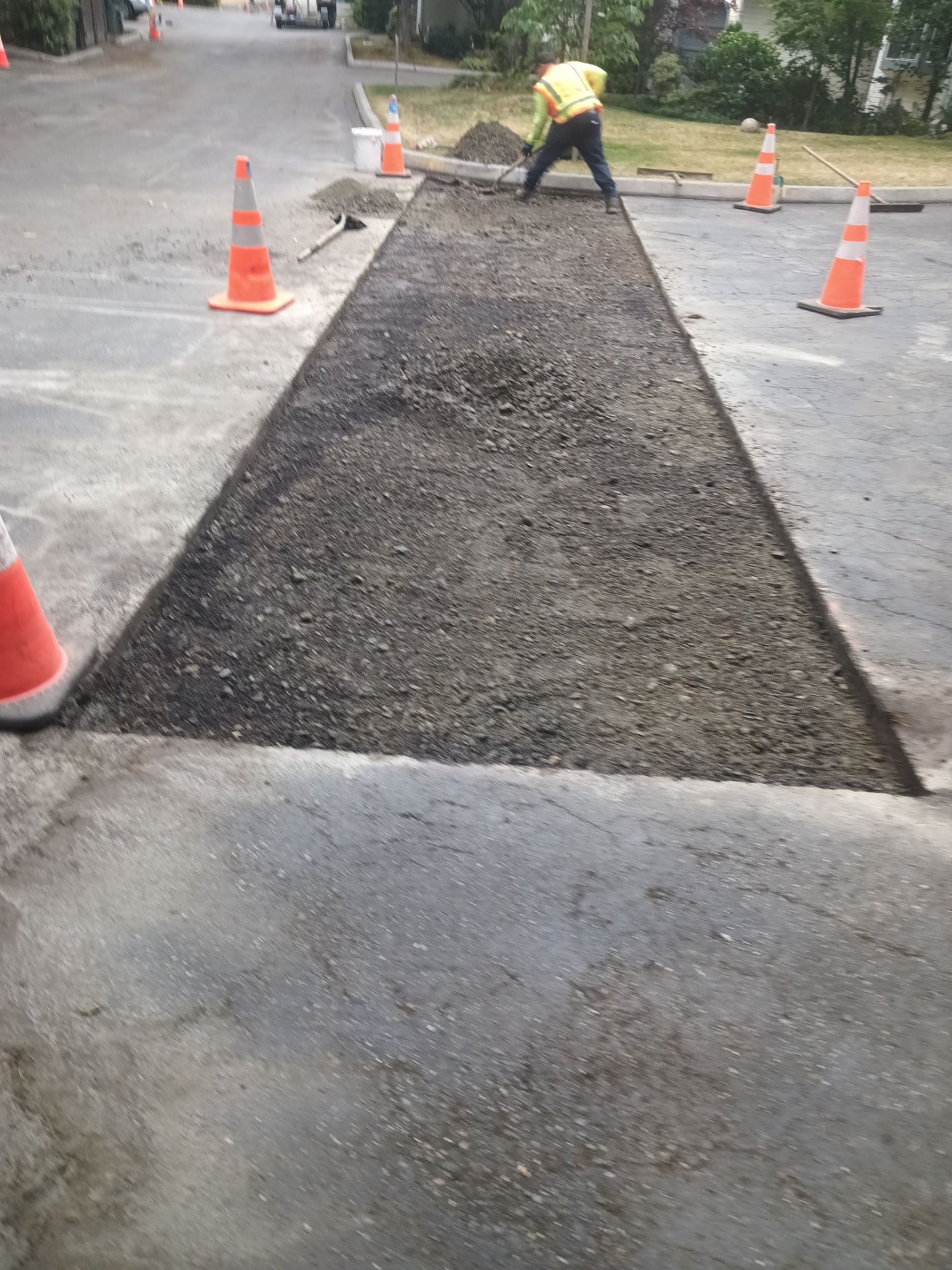 Curb Repaint | Seattle  by Jireh Asphalt & Concrete Inc 