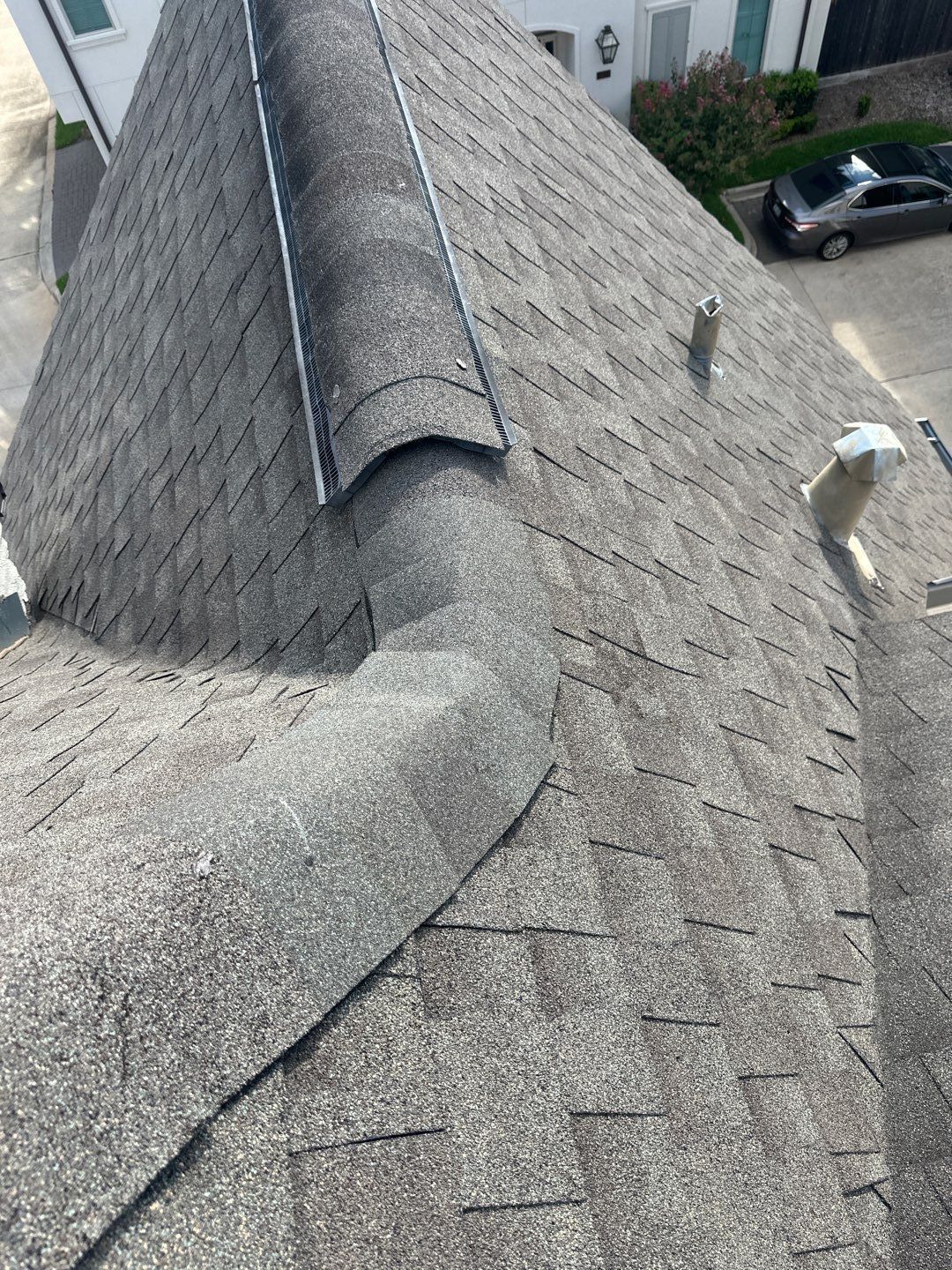 Hail Damage using Owen's Corning Duration (Lifetime) Shingles by Roof Repair Company