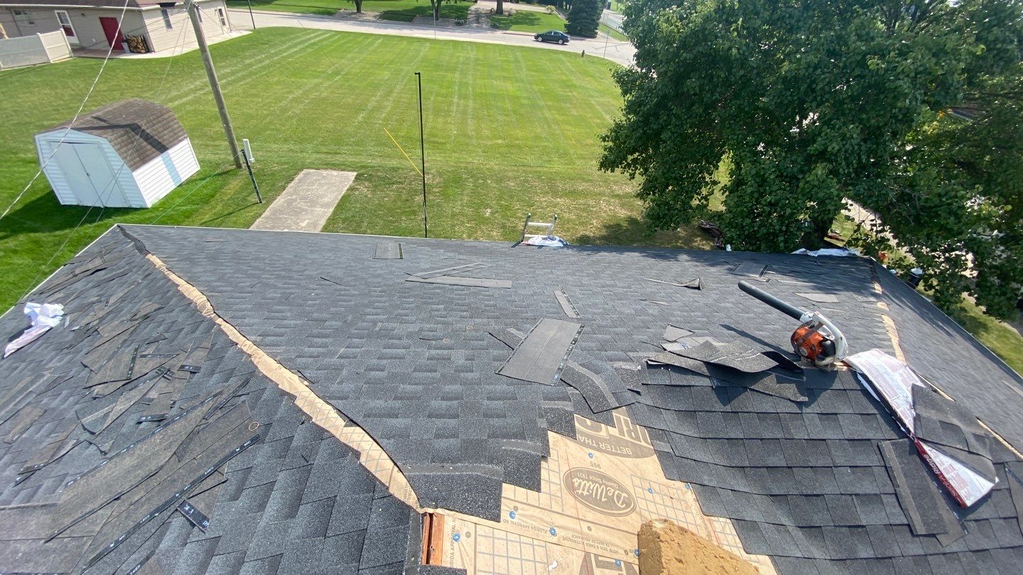 Residential Roofing Installation using GAF Timberline HDZ Charcoal by Nitro Roofing and Construction
