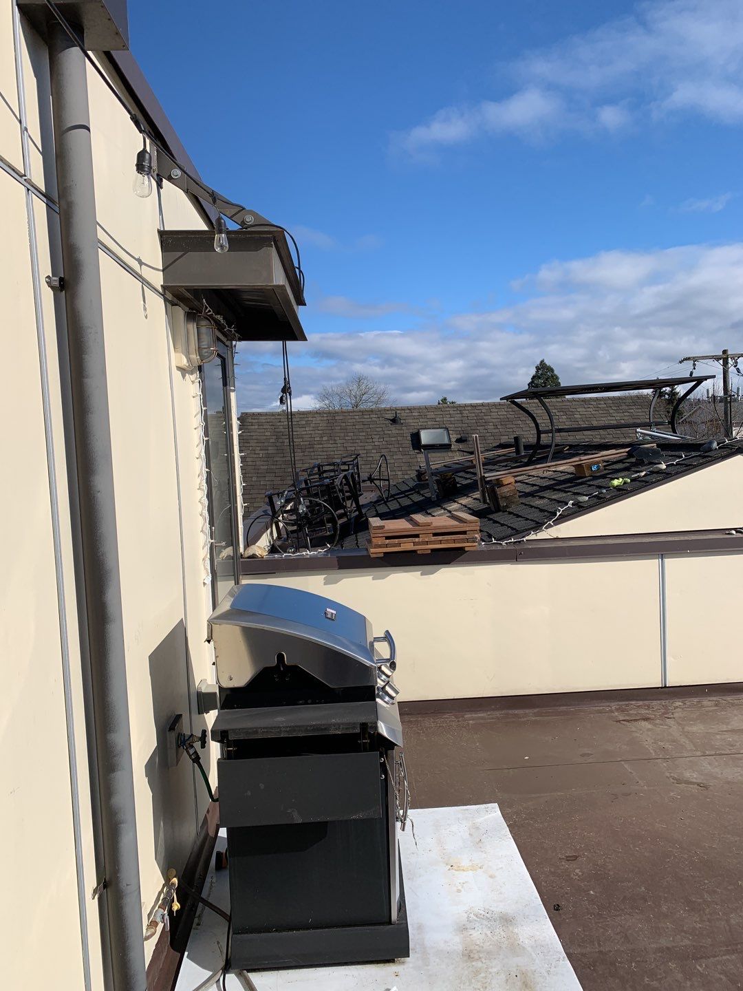 Ballard Rooftop Deck using IPE Tiles by Alki deck builders