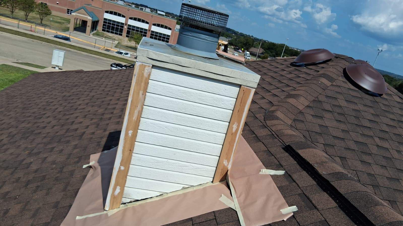 Complete Roof Replacement, Gutter Installation, Chimney Repair, and Window Replacement by Caliber Restoration LLC