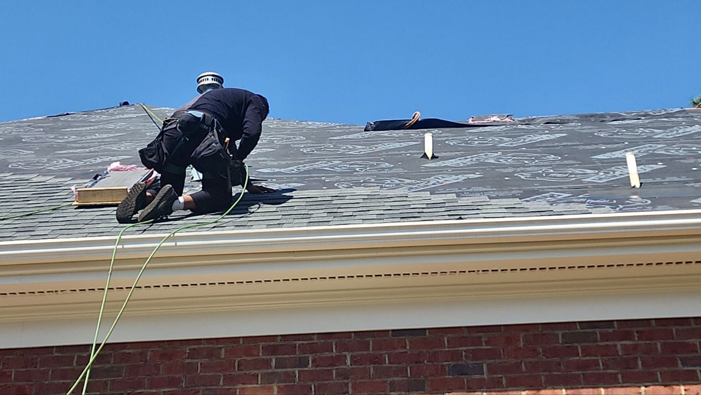 Residential Roofing Installation using Owens Corning Duration Estate Gray by Indigo State Roofing