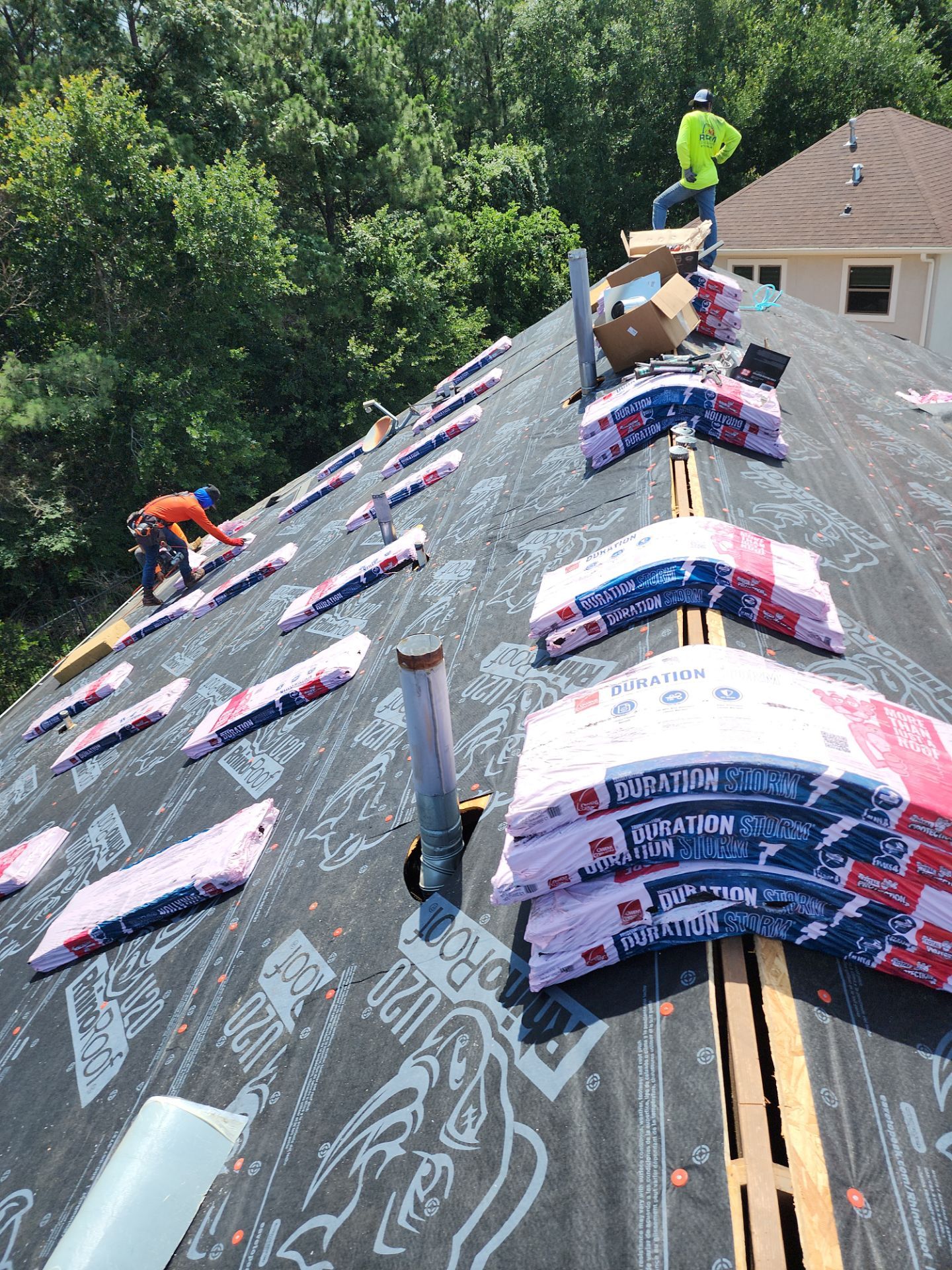 Residential Roofing Repair using Owen's Corning Duration (Lifetime) Shingles by Roof Repair Company