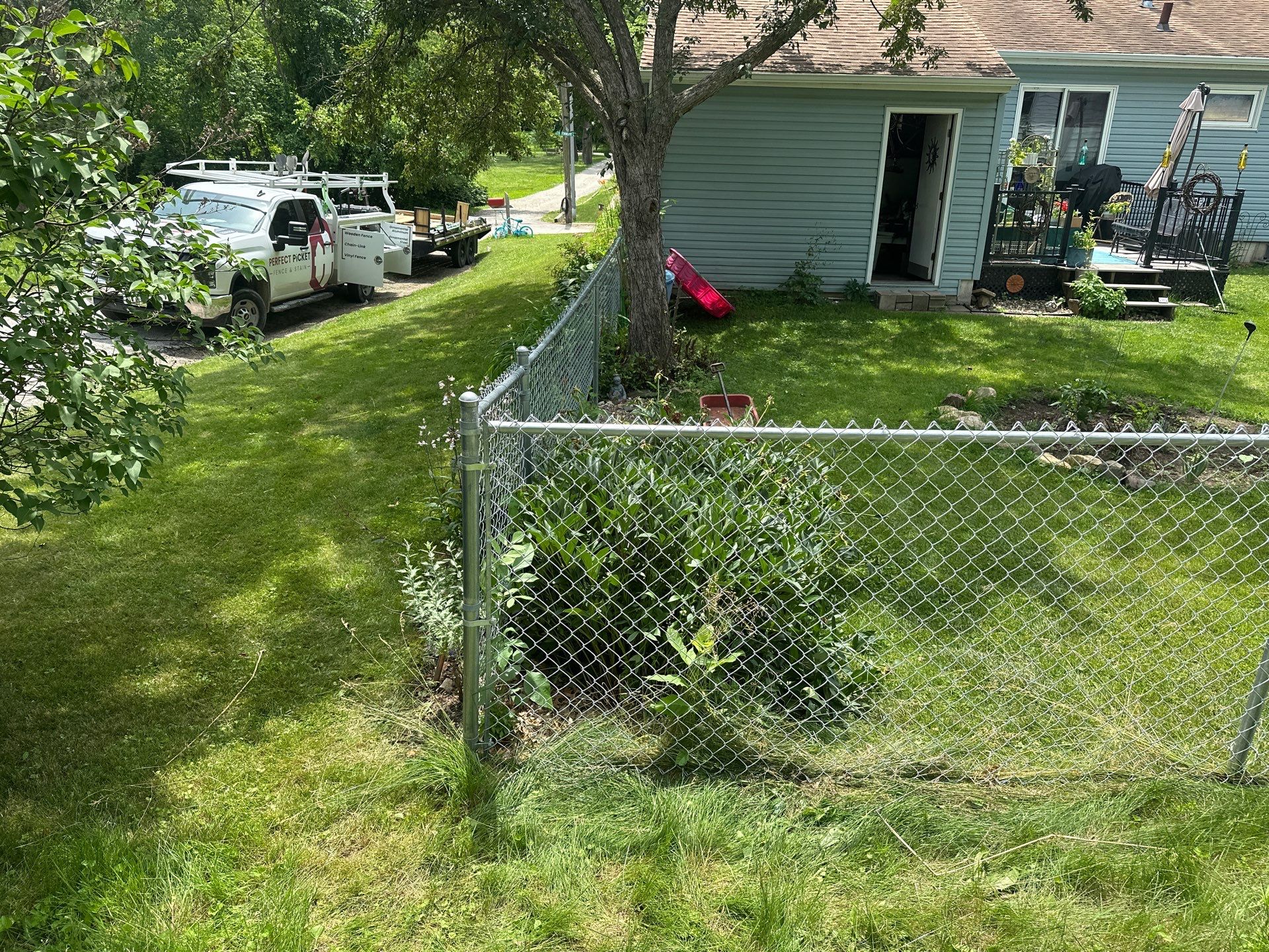 Project in Cedar falls by Perfect Picket Fence and Stain