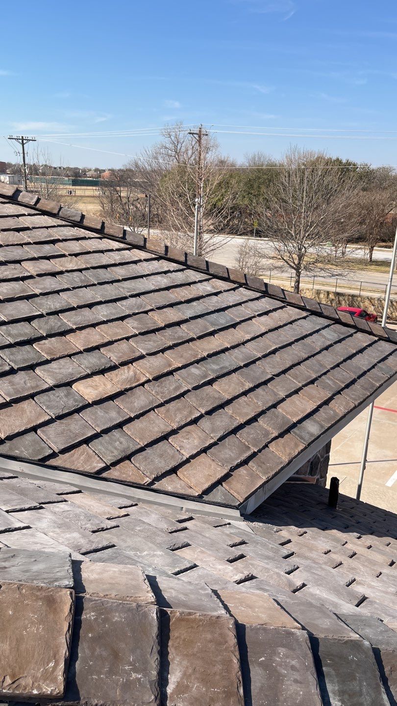 Concrete Tile Roof by Rainy Day Restoration