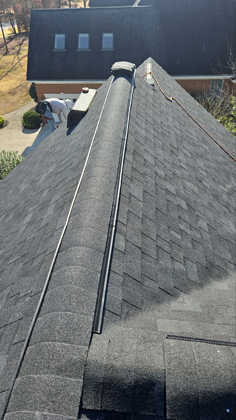 Residential Roofing Installation using Owens Corning® Oakridge Onyx Black by Indigo State Roofing
