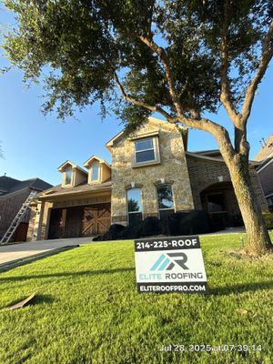 Residential Roof Replacement using ATLAS PROLAM WEATHER WOOD