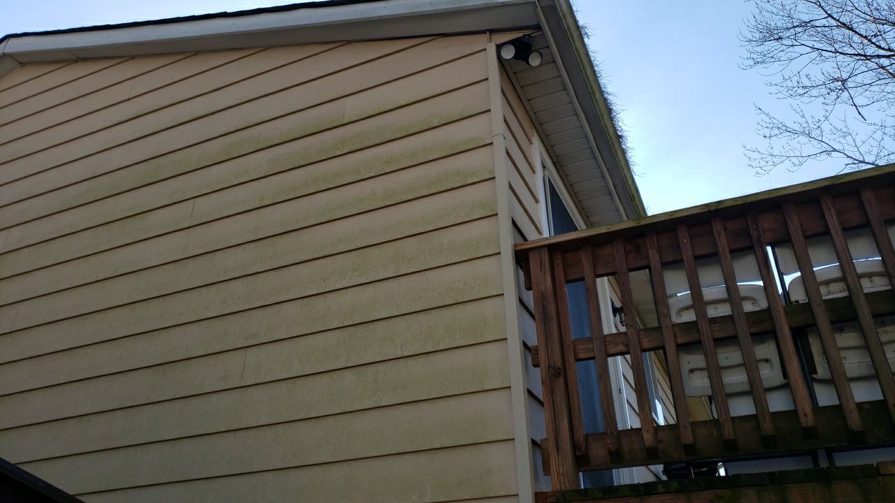 House Wash using cleaner by Power Wash Masters LLC
