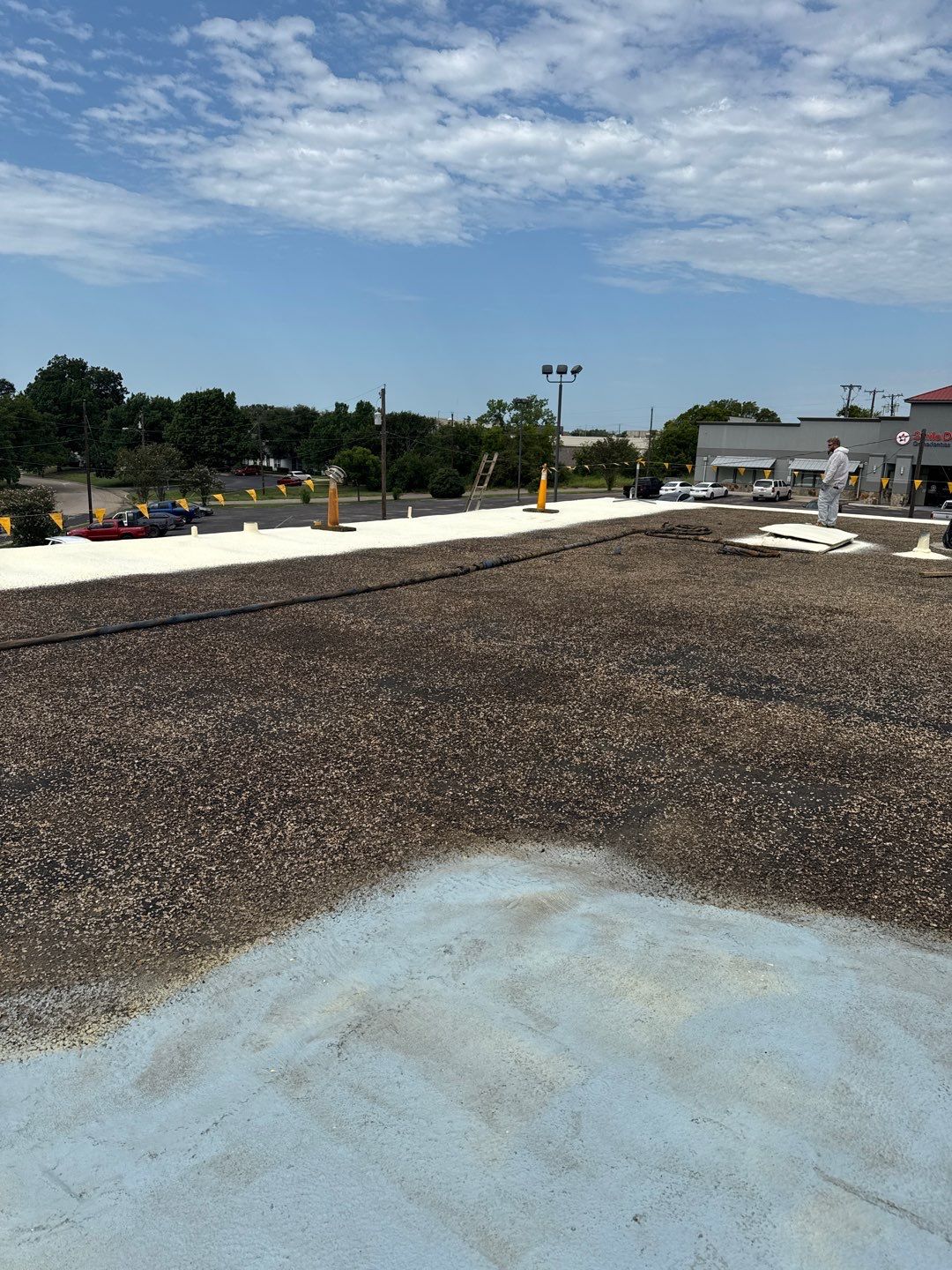 Goodyear Foam Roof Restoration – Temple, TX by All Star Roofing LLC