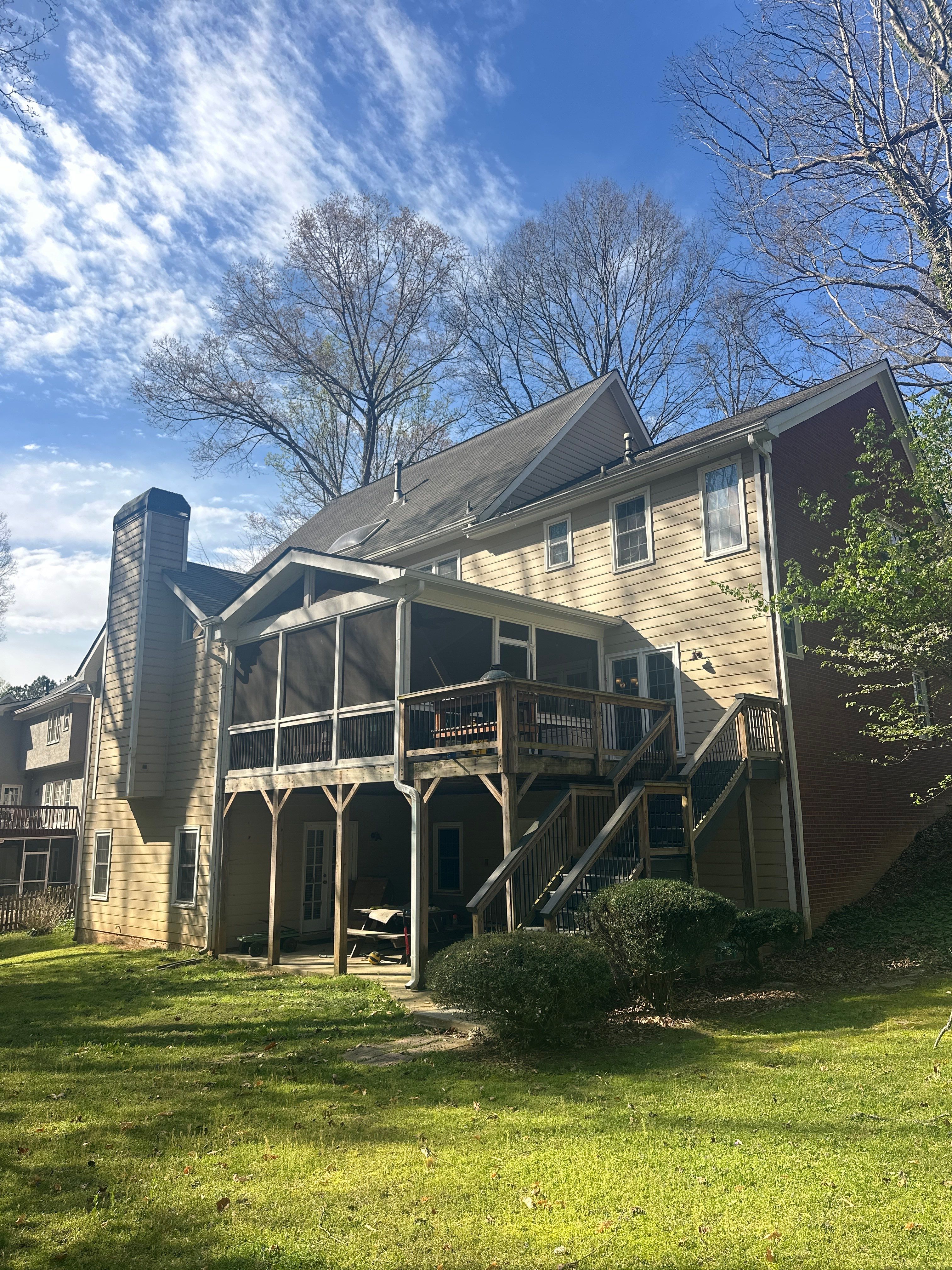 Roswell, GA Siding Replacement using James Hardie Lap Siding by Nelson Exteriors