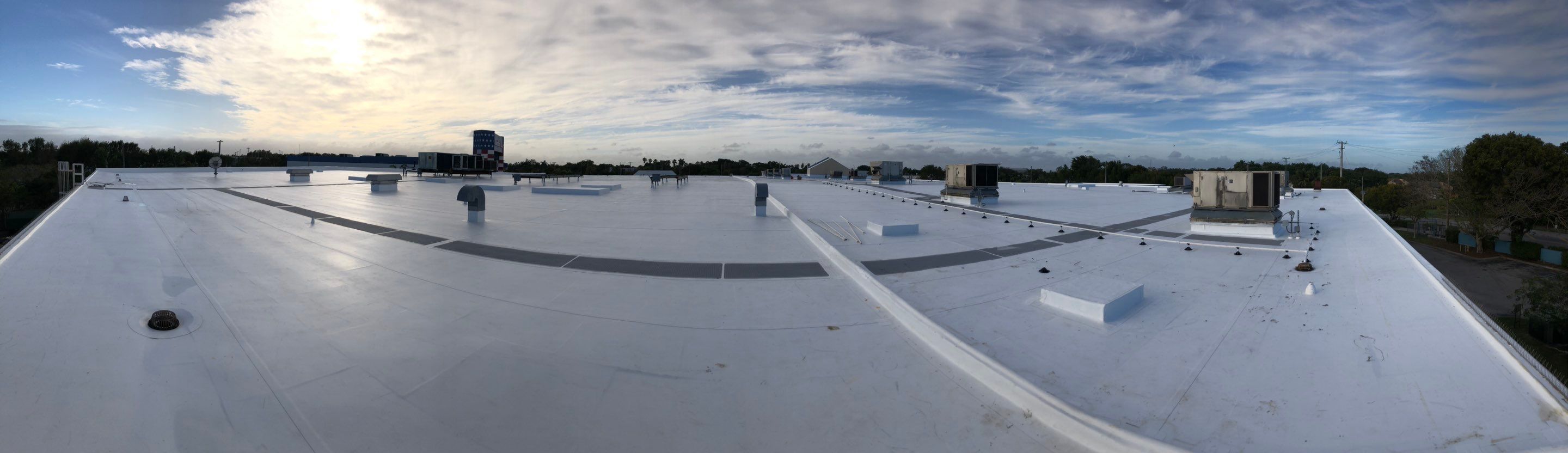Commercial Re-Roof using GAF TPO by First Due Roofing