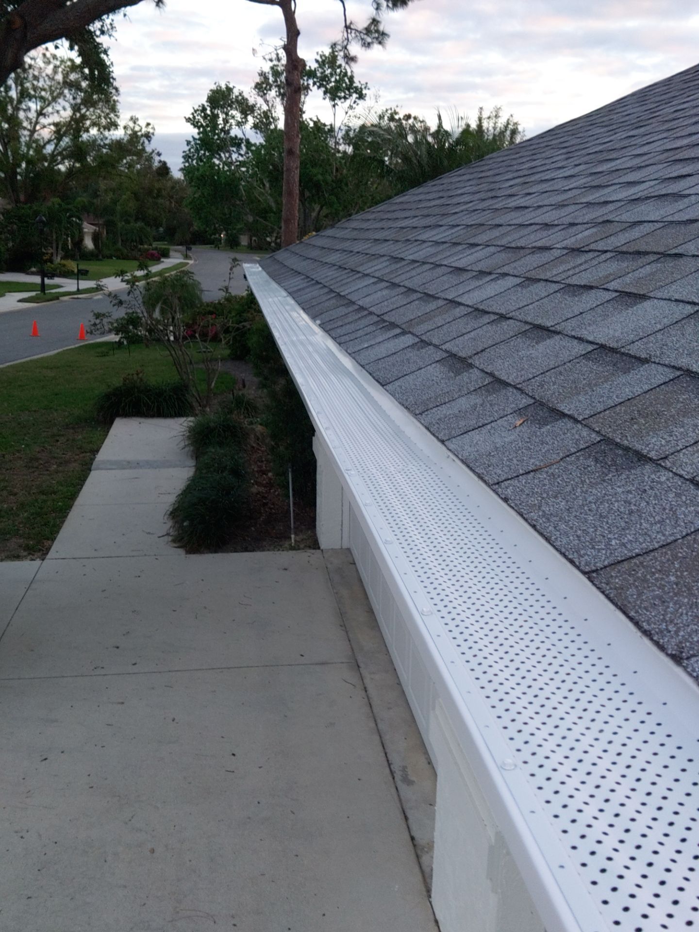 Gutter Guard System for a Leaf-Free Home in Sarasota FL by Gutter Professors