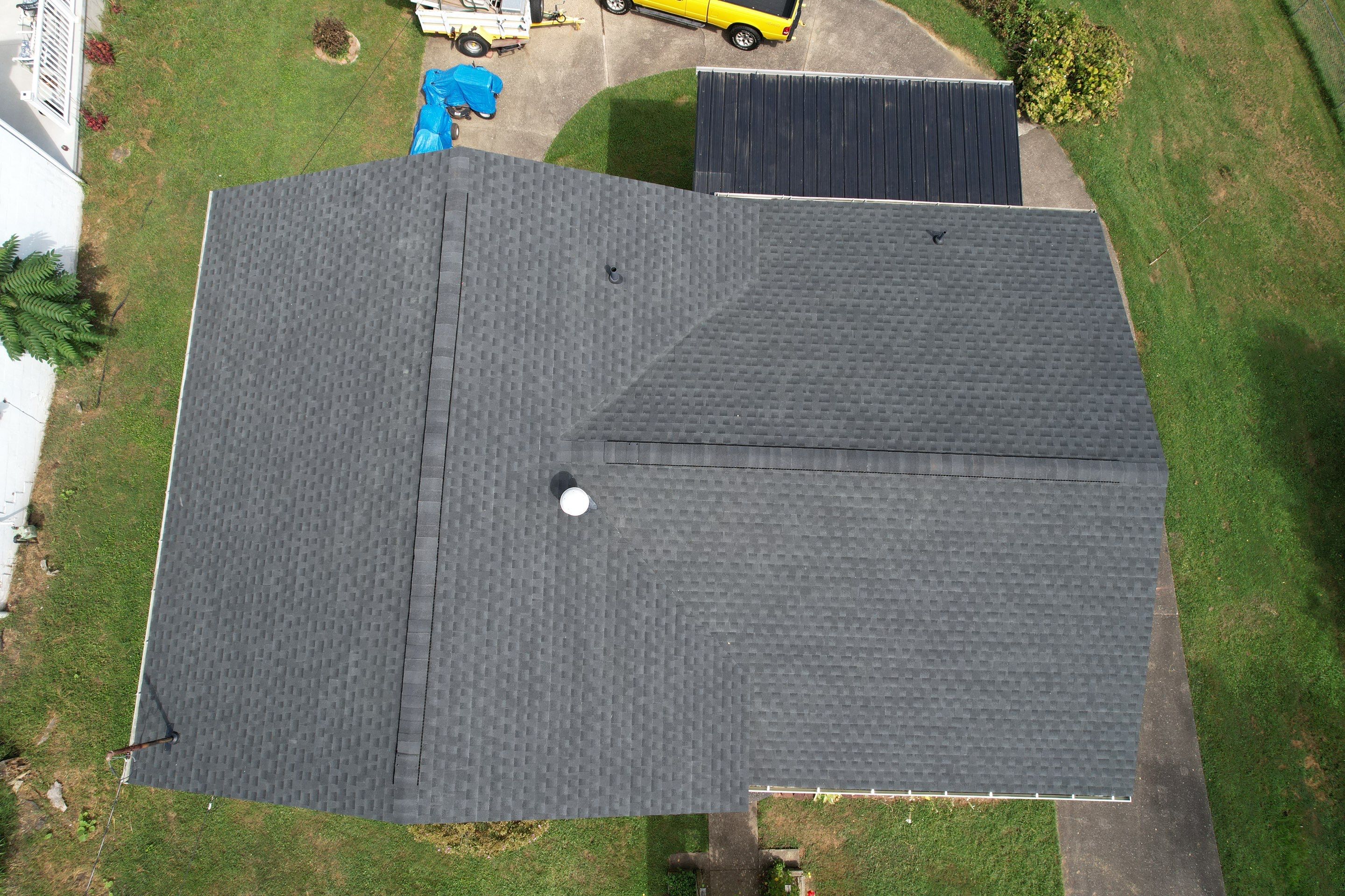 Residential Roofing Installation using GAF Timberline HDZ, Charcoal by Rainstoppers Roofing