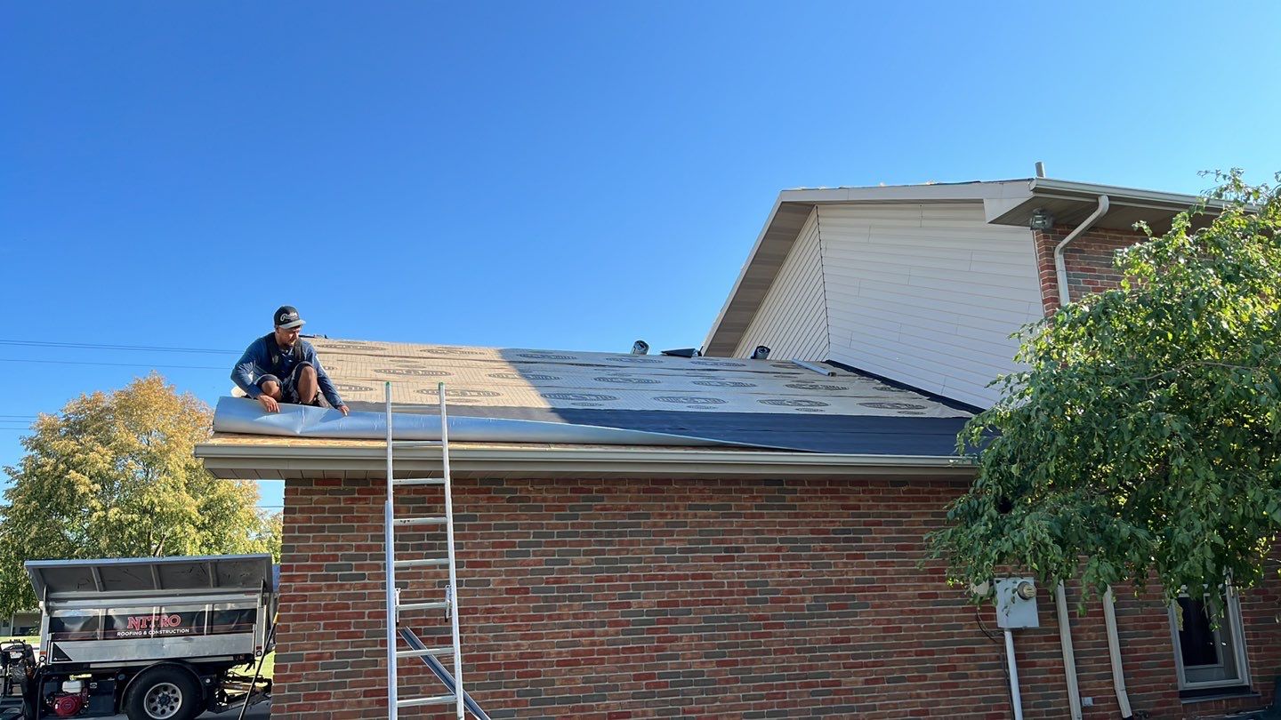 Residential Roofing Installation using GAF Timberline HDZ Weathered Wood by Nitro Roofing and Construction