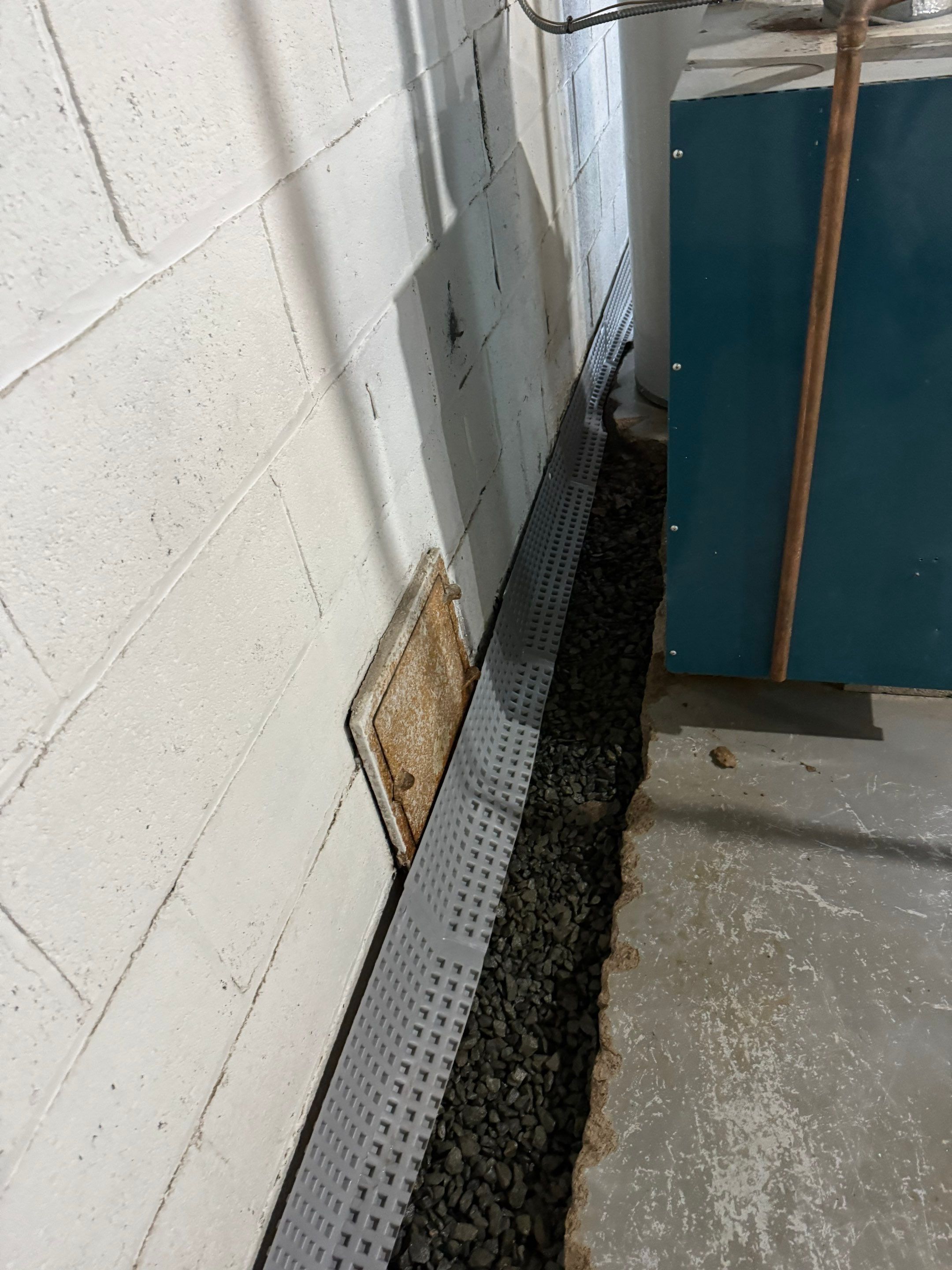 Interior French Drain Boonton NJ by Pure Service Pro, LLC 