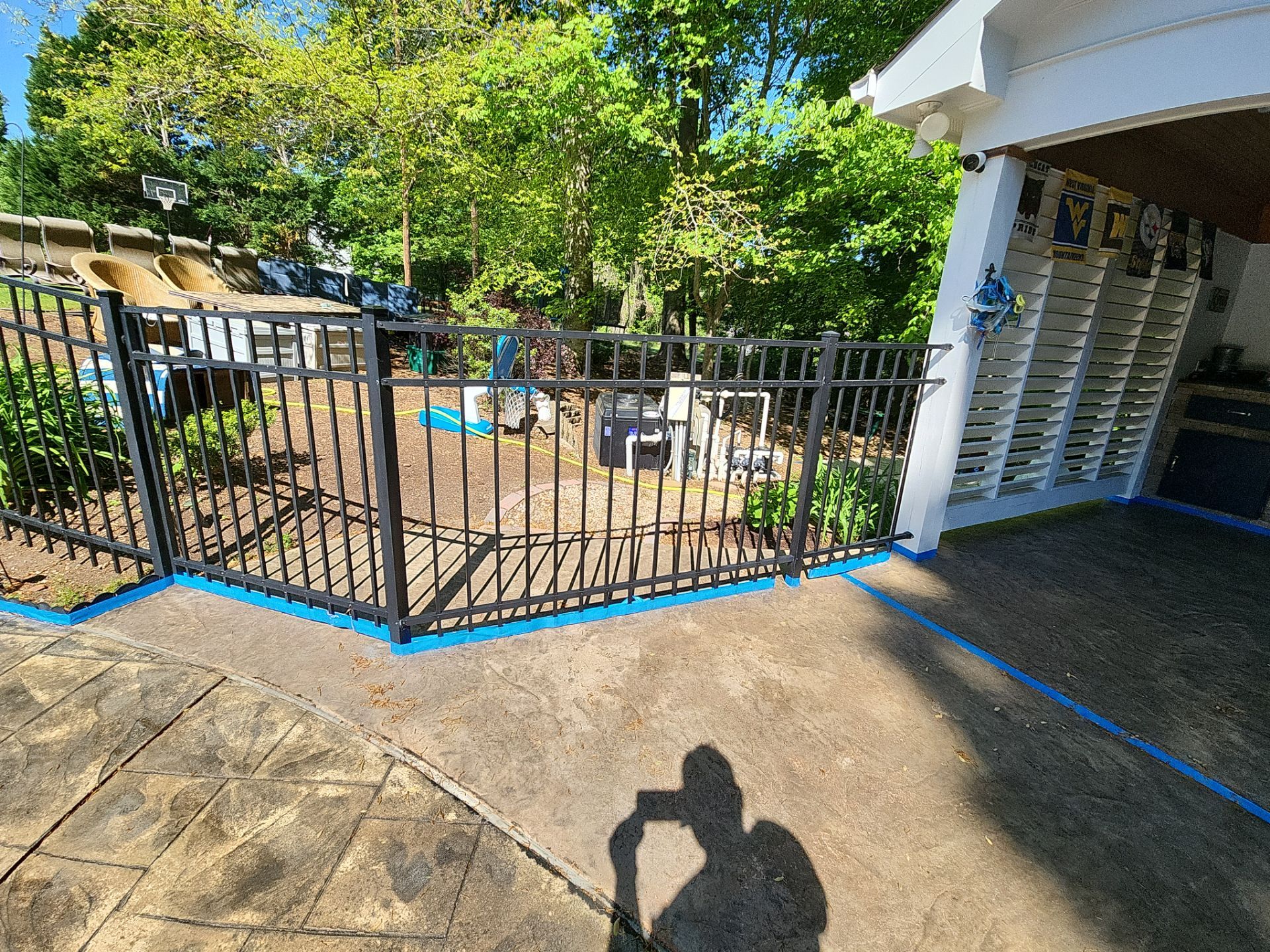 Pool Deck using AcryFin by DuraSeal