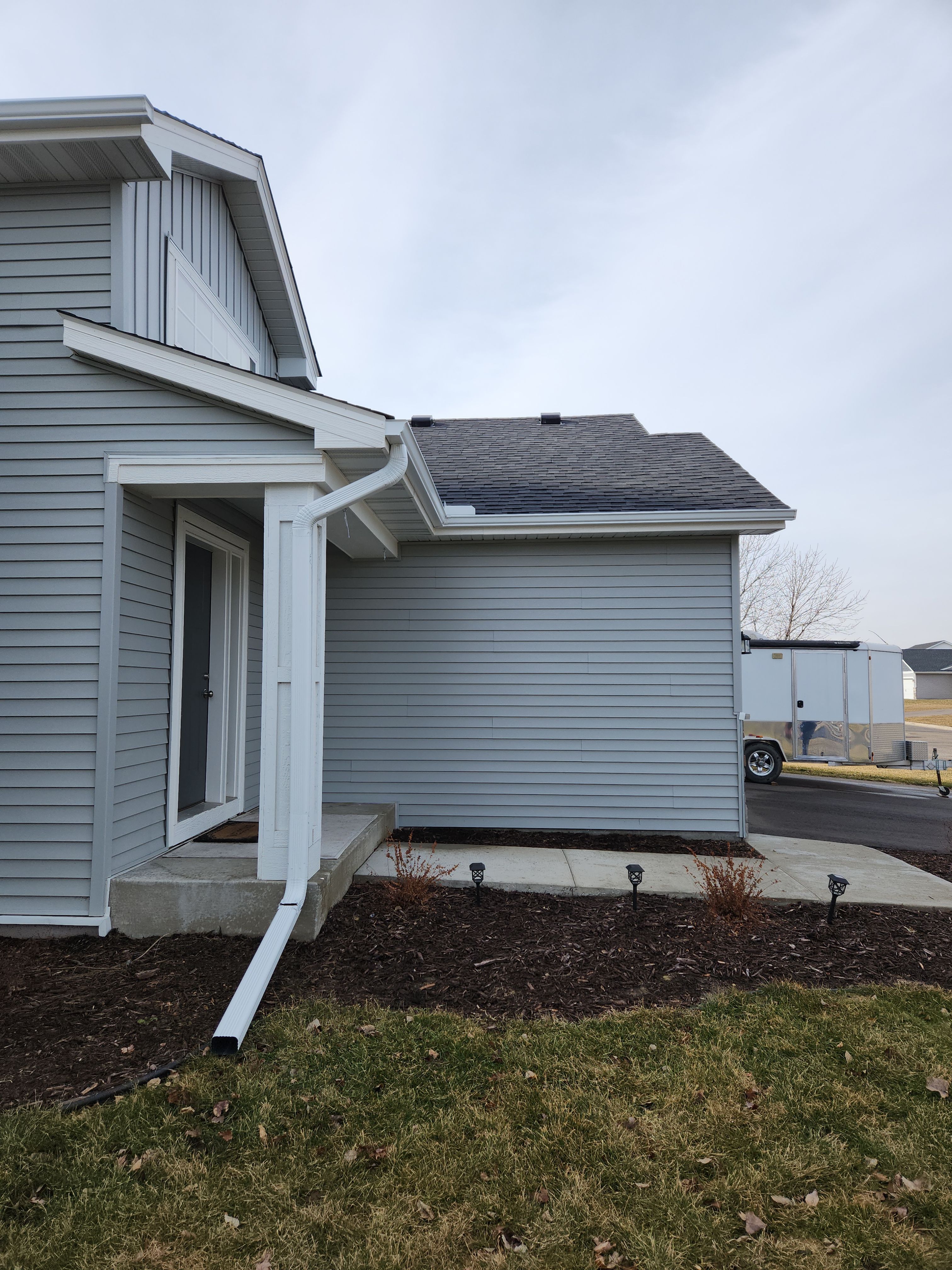 5" Gutters in Waverly by Next Level Seamless Gutters / Exteriors Inc.