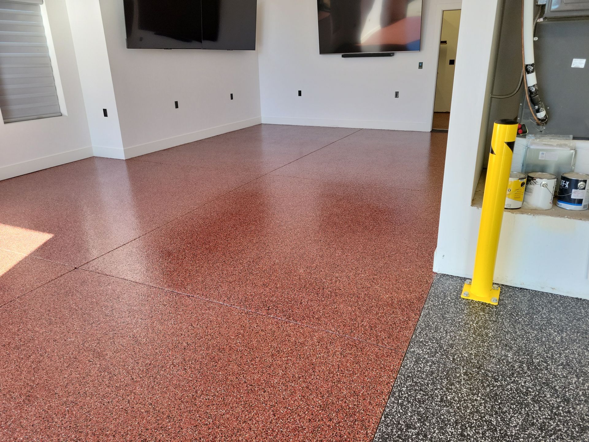 Garage Transformation using Raven by Croc Coatings, LLC