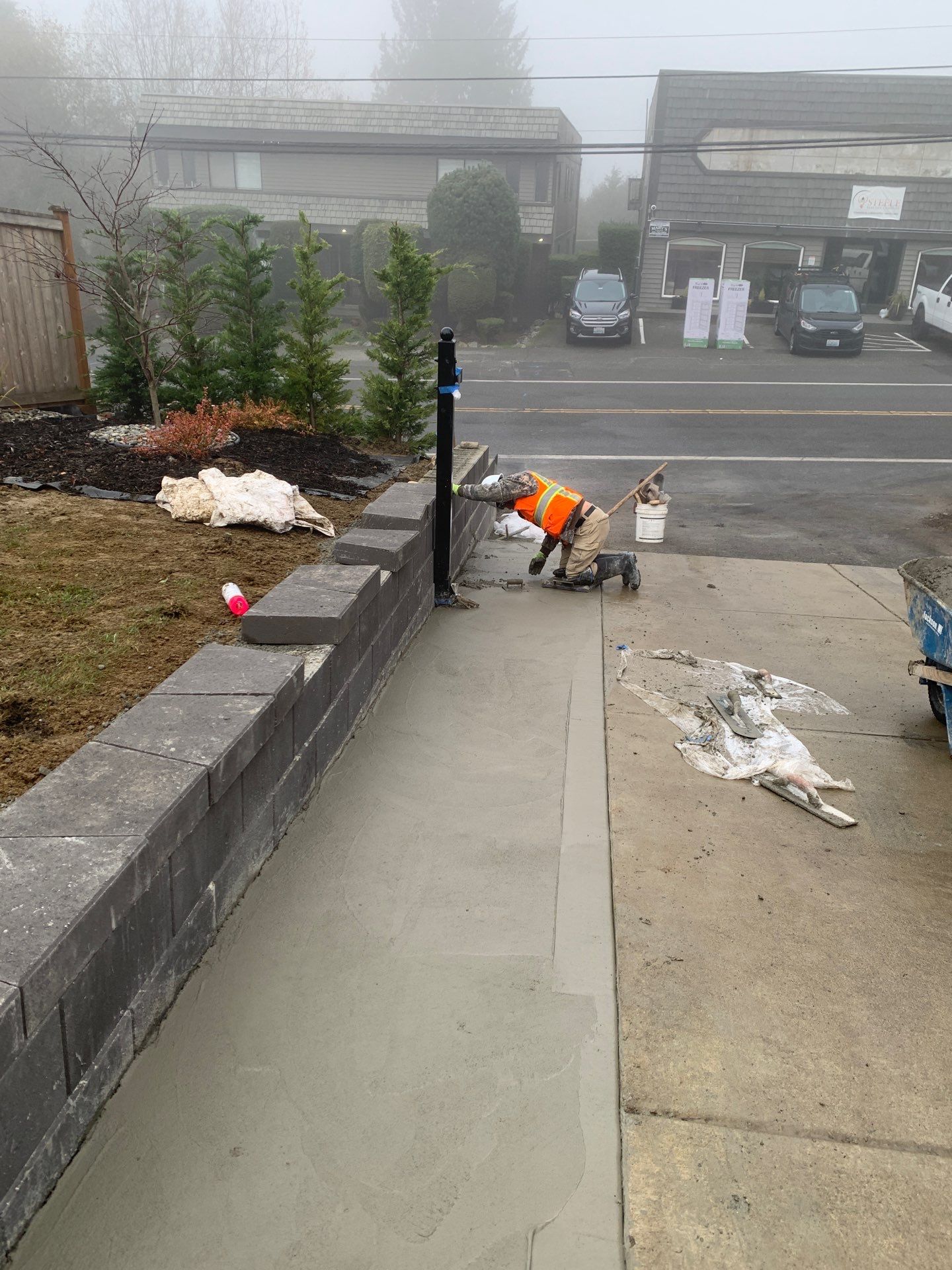 Retaining Wall & Concrete Patch Repair | Everett  by Jireh Asphalt & Concrete Inc 