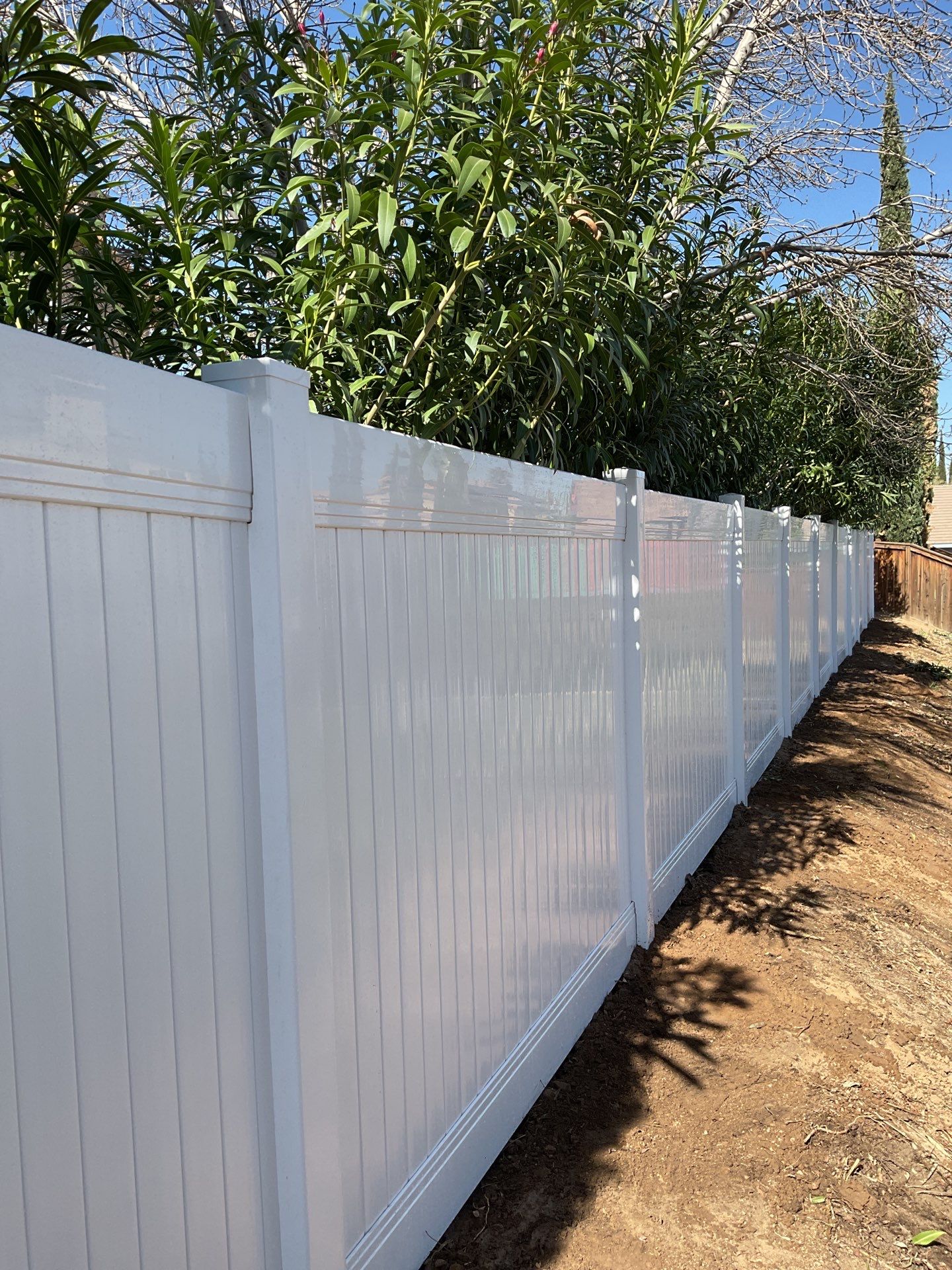 Fence Installation using Vinyl by Fence Guys Inc.
