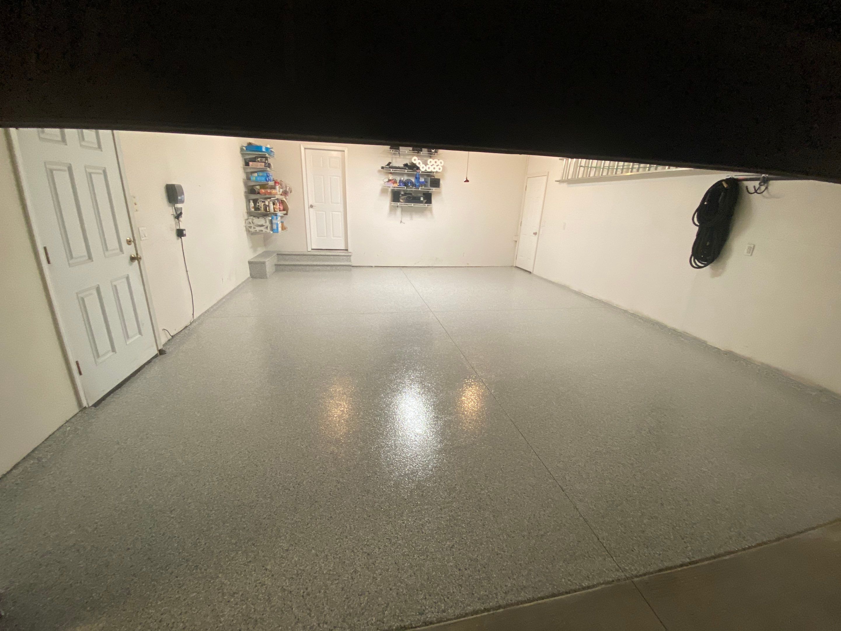 Garage Transformation using Tidal Wave by Croc Coatings, LLC
