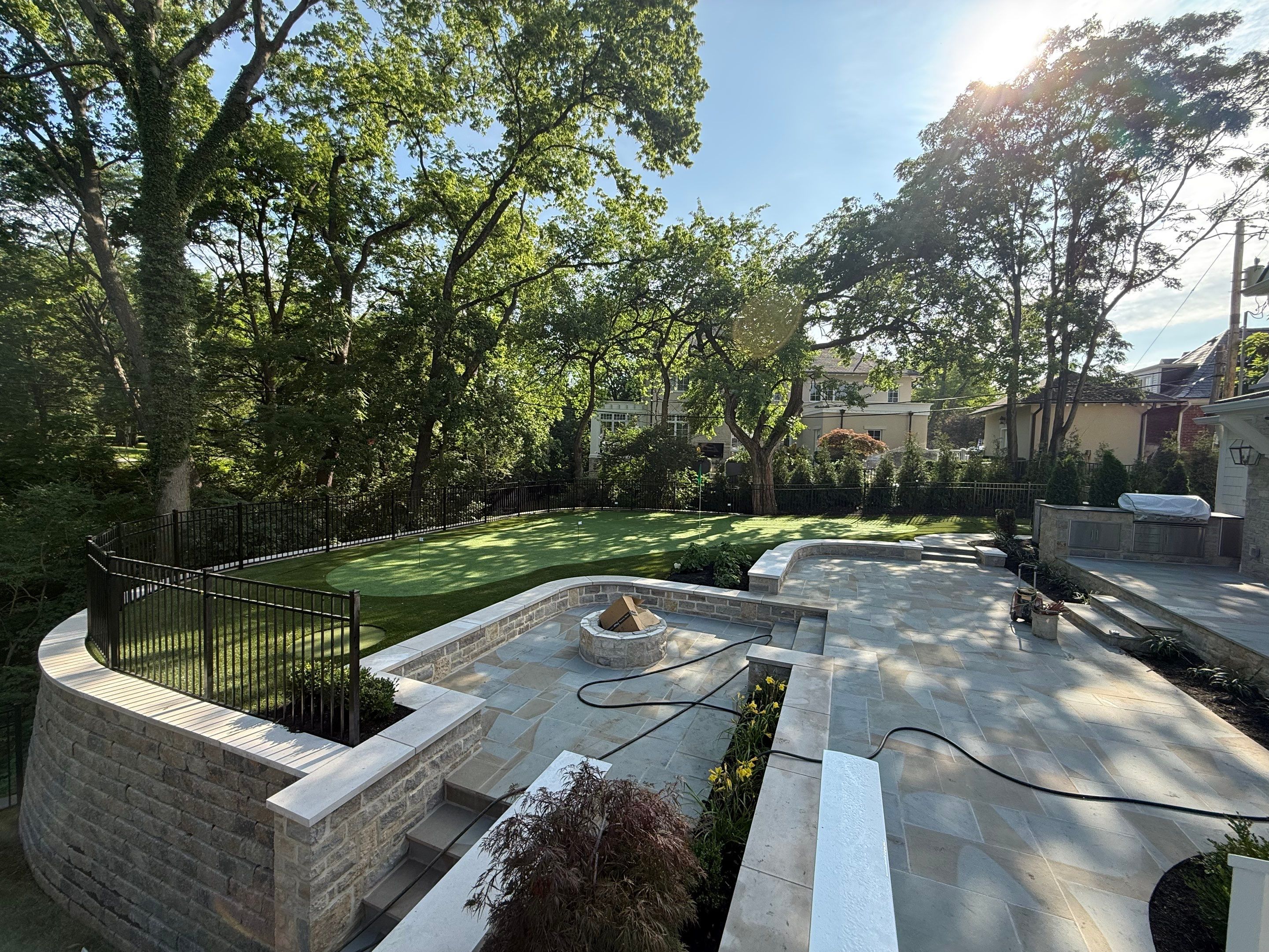 Residential Luxury Golf Green in Upper Arlington, OH by Southwest Greens Midwest