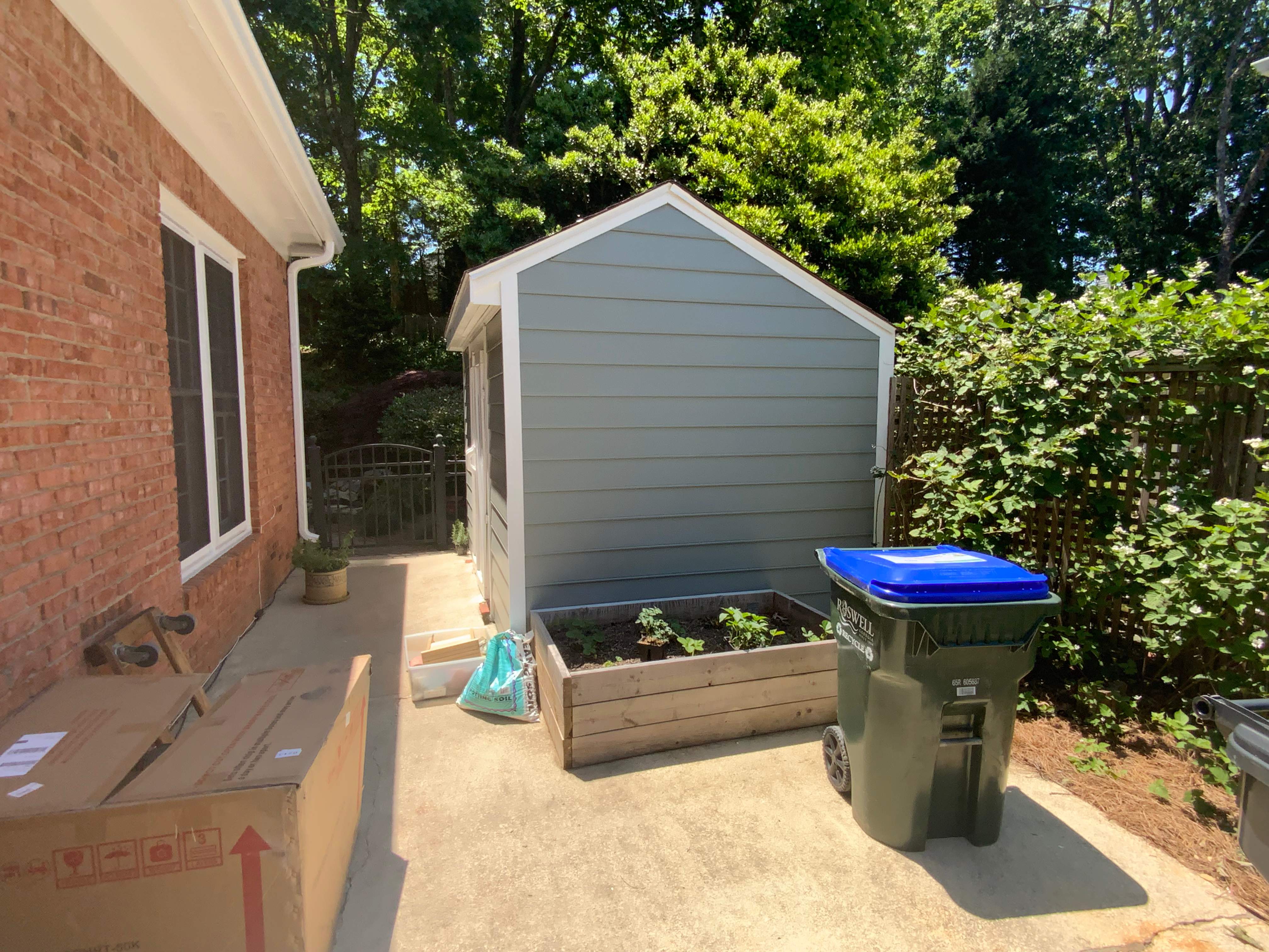Full Exterior Home Repainting and Trim Refinishing in Roswell by Swift Home Renovations