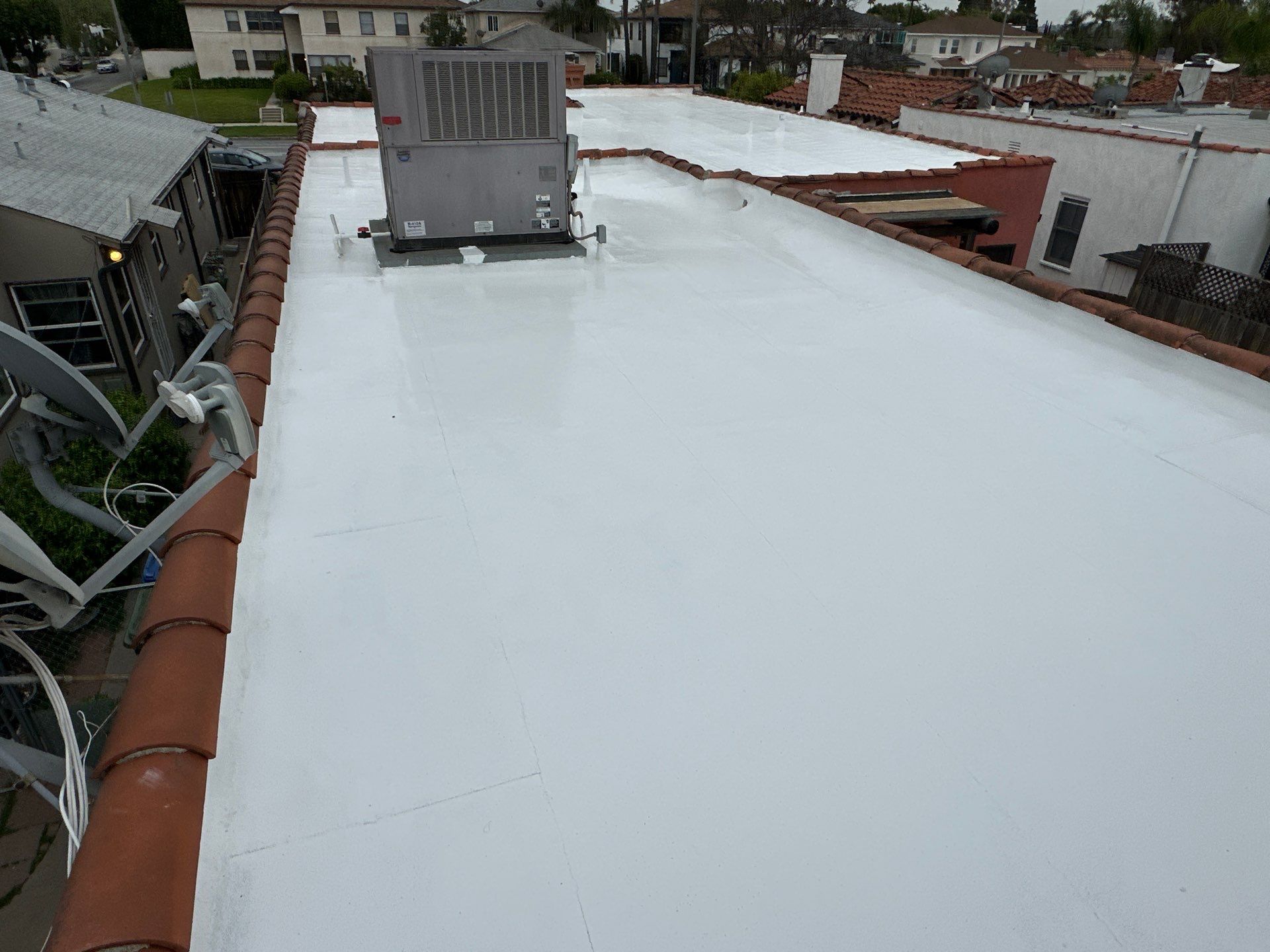 Residential Tile Maintenance and Silicone Application using American Standard Coatings Silicone-S by Hull Brothers Roofing