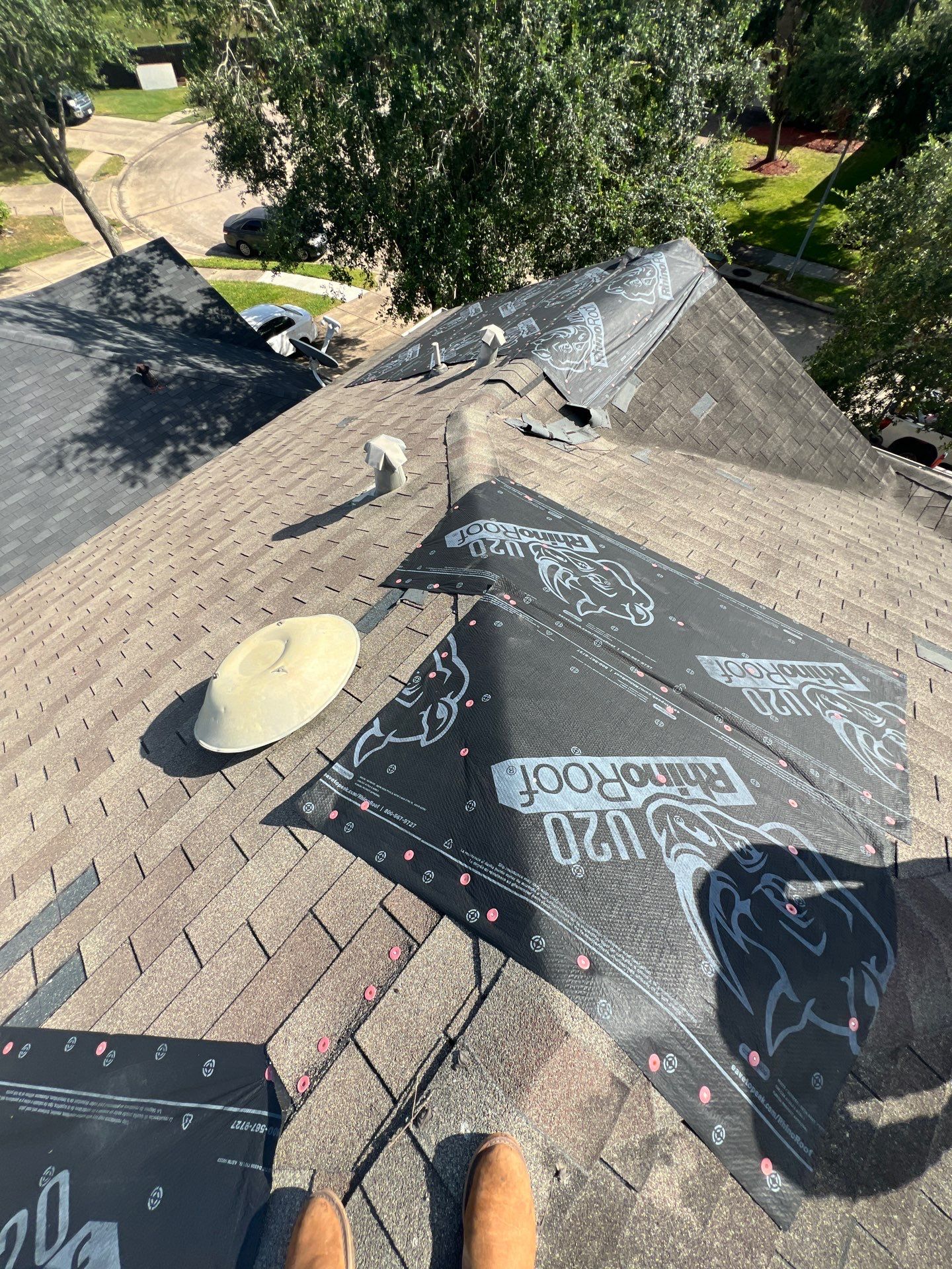 Residential Roofing Repair using Owen's Corning Duration (Lifetime) Shingles by Roof Repair Company