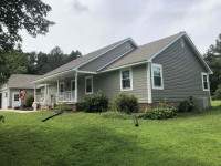 Siding Installation using JH Cedar Mill Plank and JH Straight Shingle