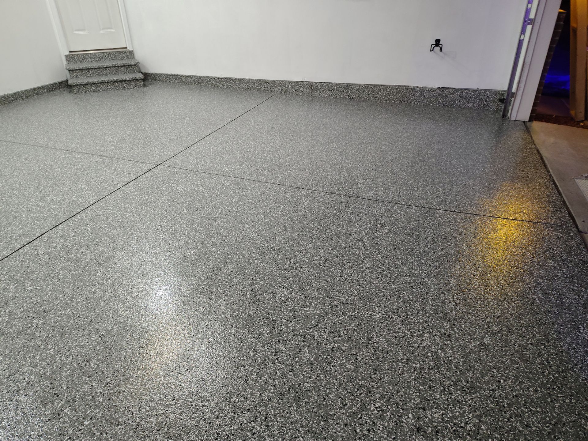 Pleasant Hill Garage Floor Coating Using Polyaspartic by Revival Concrete Coatings, LLC