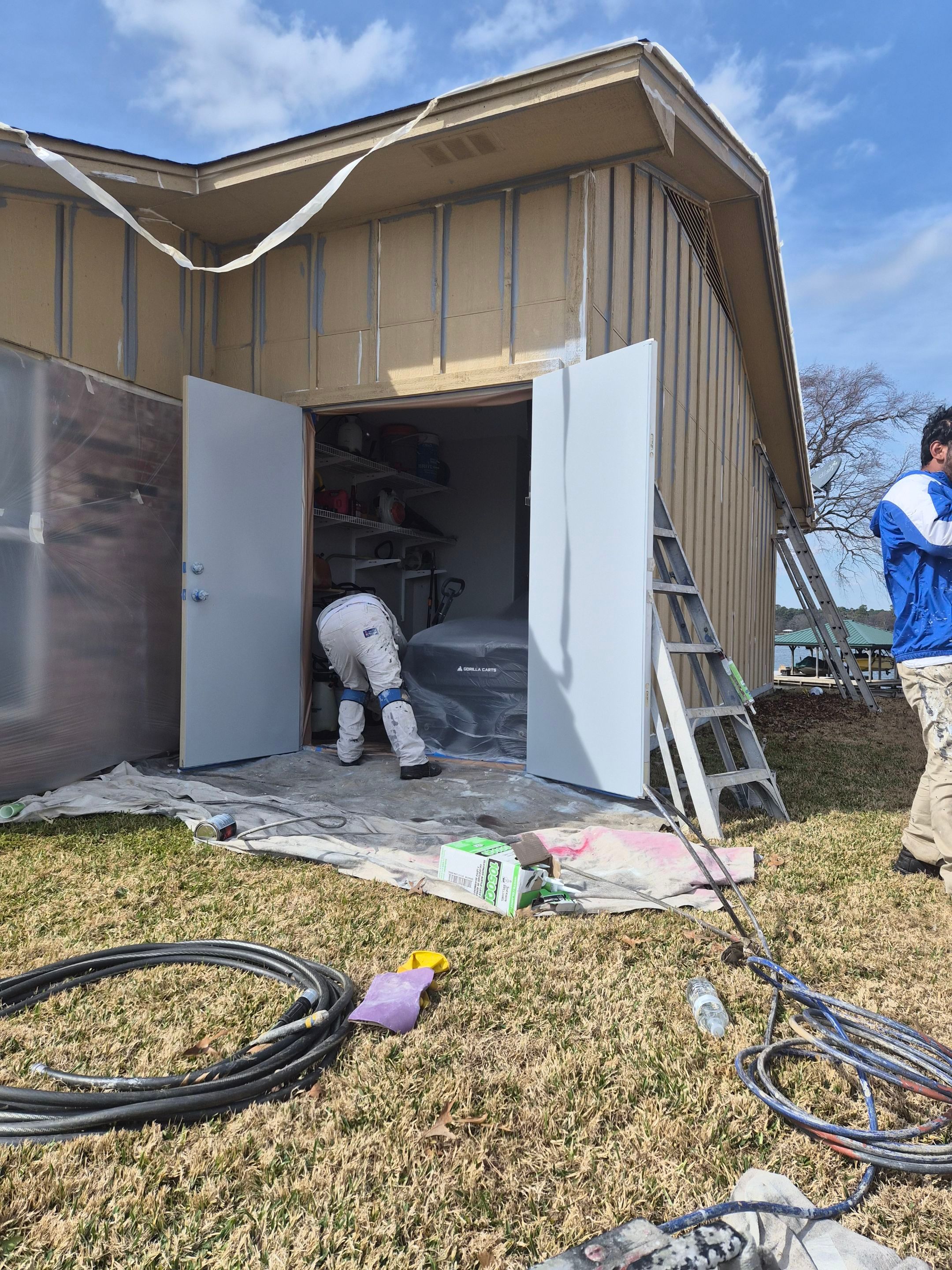 Exterior Painting & Deck Restoration in Chandler, TX by Quality Coats Painting