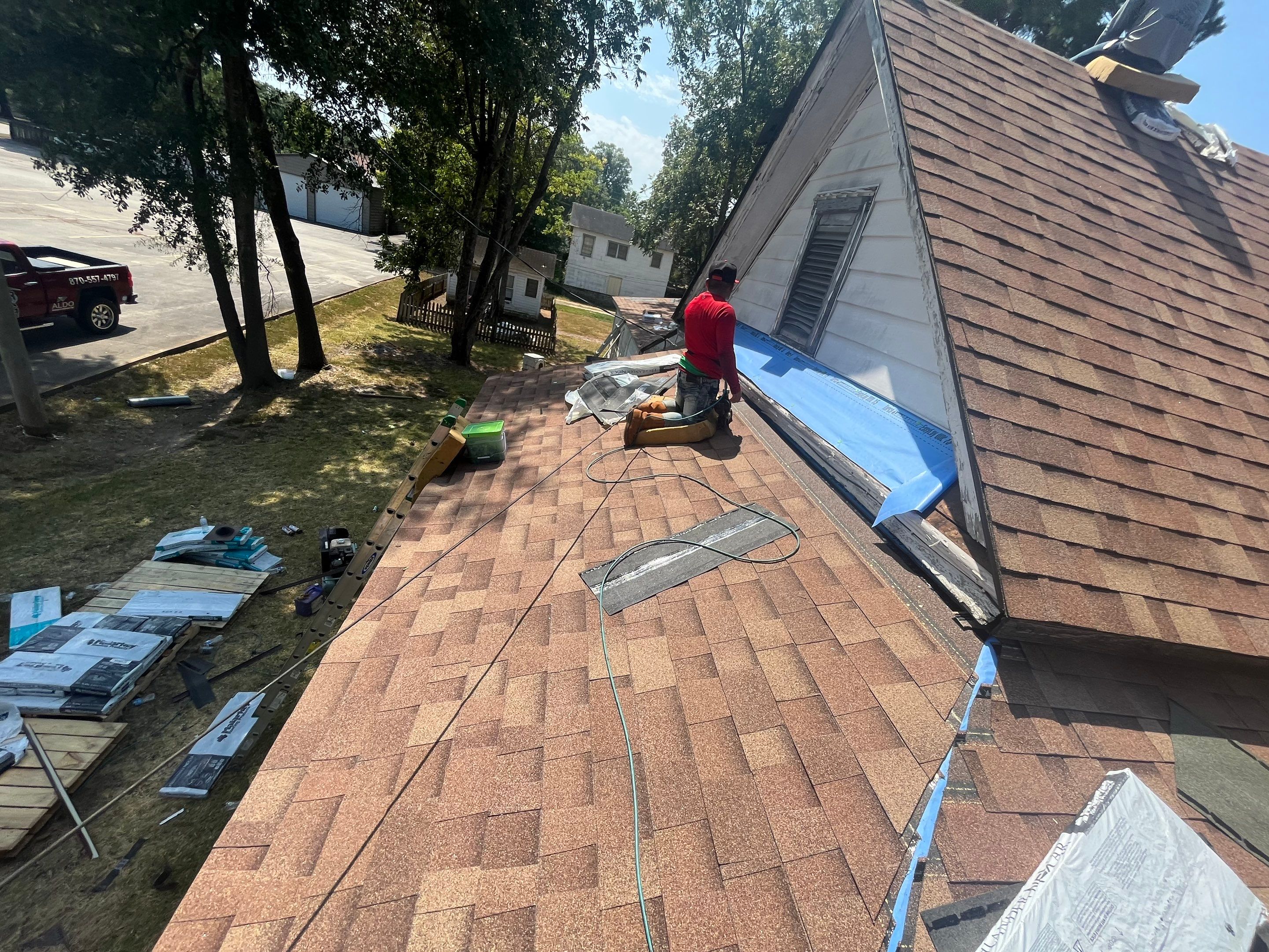 Residential Shingle Reroof using Malarkey Highlander by Hostetler Roofing