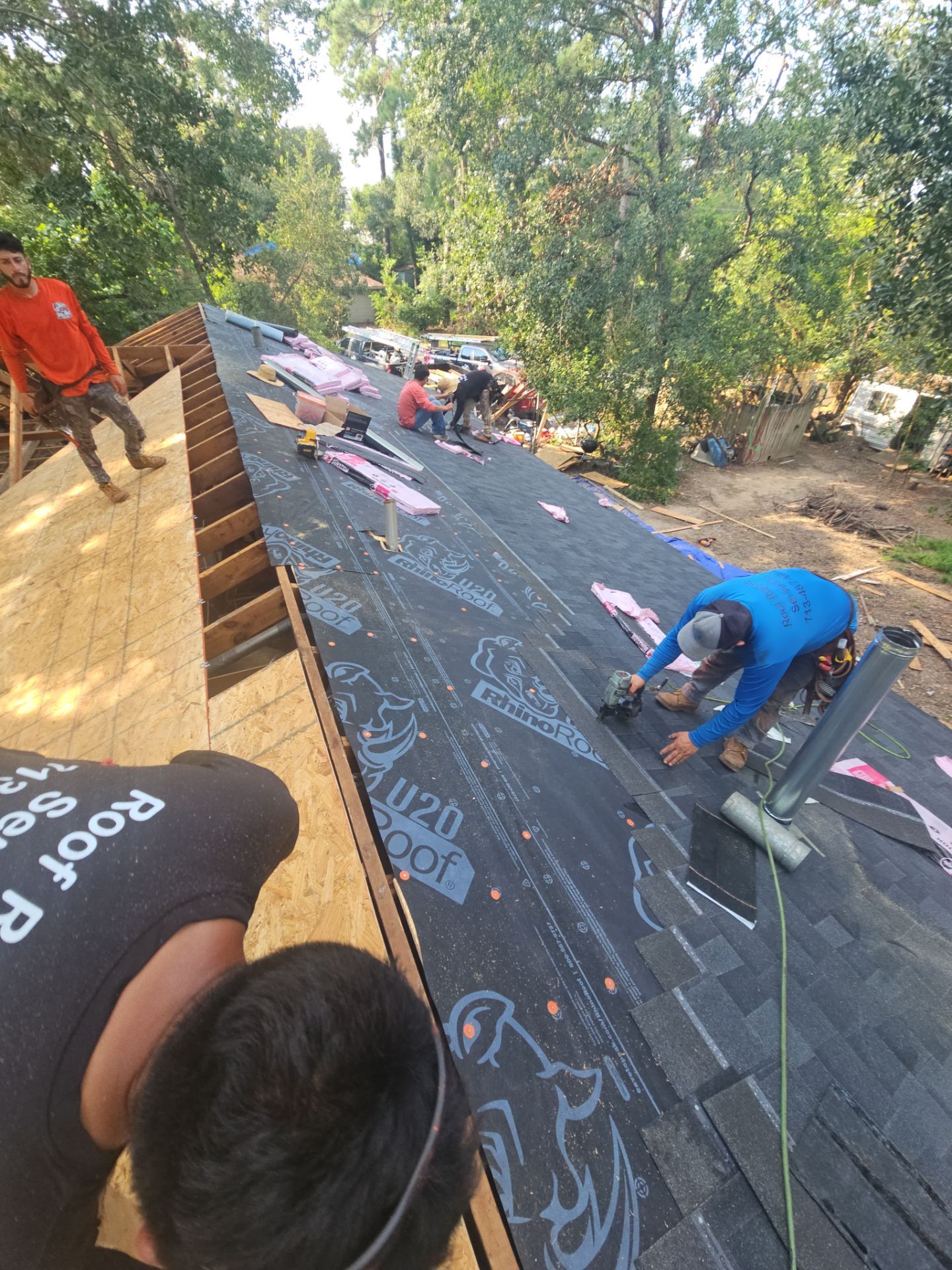 Residential Roofing Installation using Owen's Corning Duration (Lifetime) Shingles by Roof Repair Company