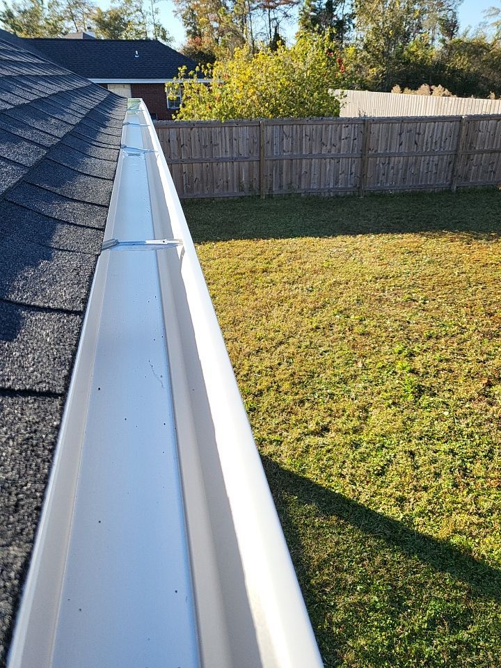 Gutter Installation using K-Style Seamless Gutters by Gutter Professors