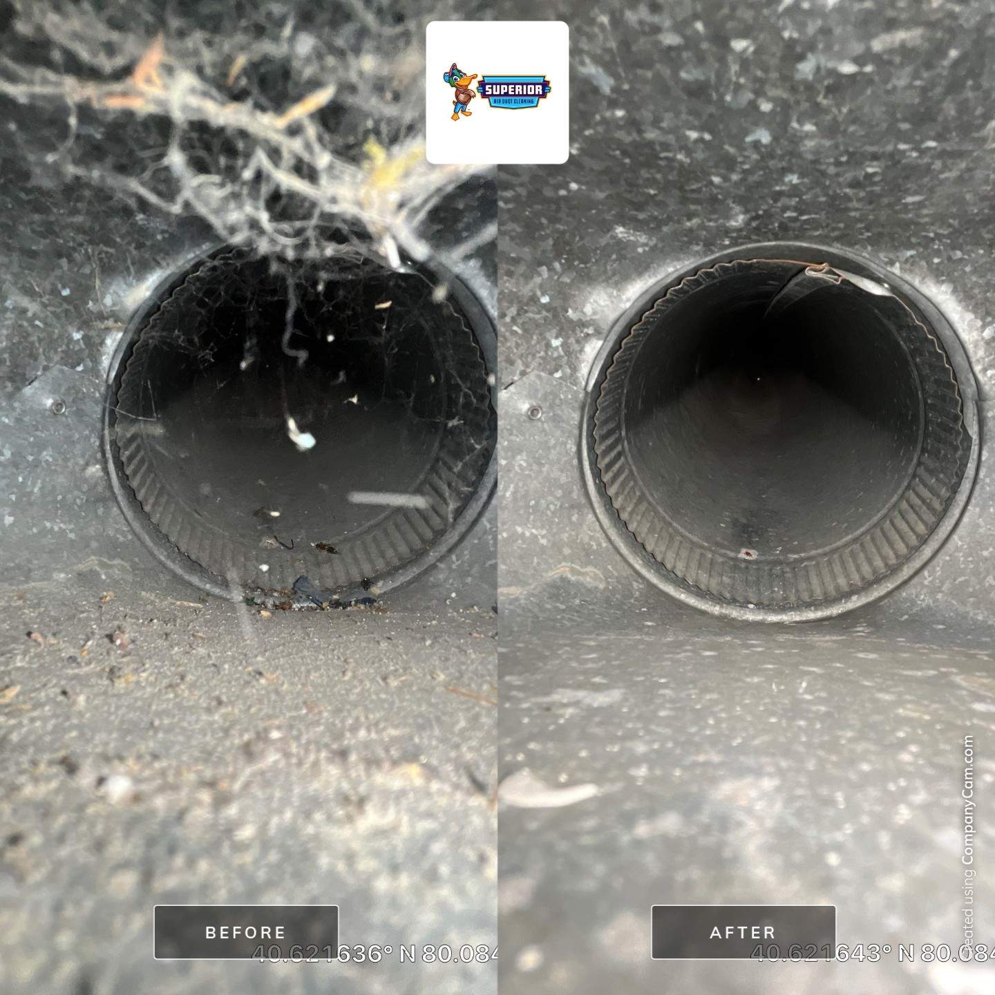 Air Duct & Dryer Vent Cleaning With a Vacuum Truck in Wexford, PA by Superior Air Duct Cleaning