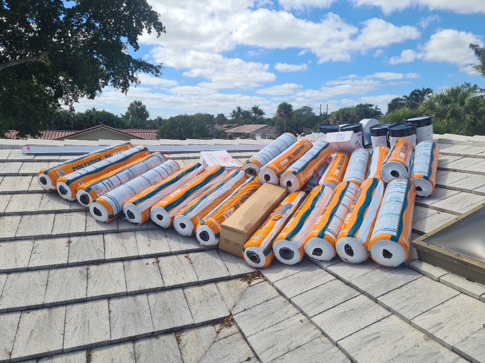 Residential Roofing Installation using Eagle Roofing Tile by BLUES BROTHERS ROOFING