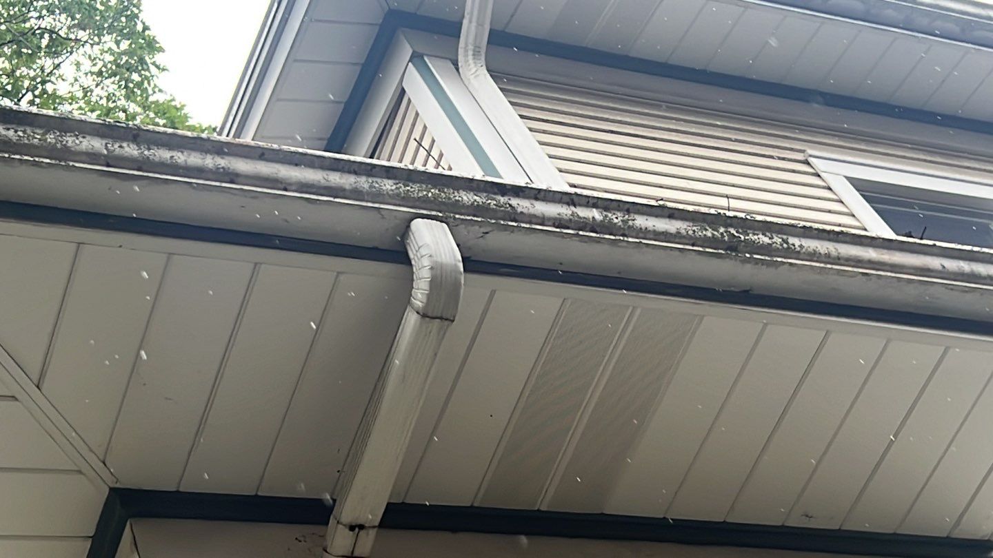 Housewashing  using Algaecide, soft wash soap by Northern Power Washing LLC.