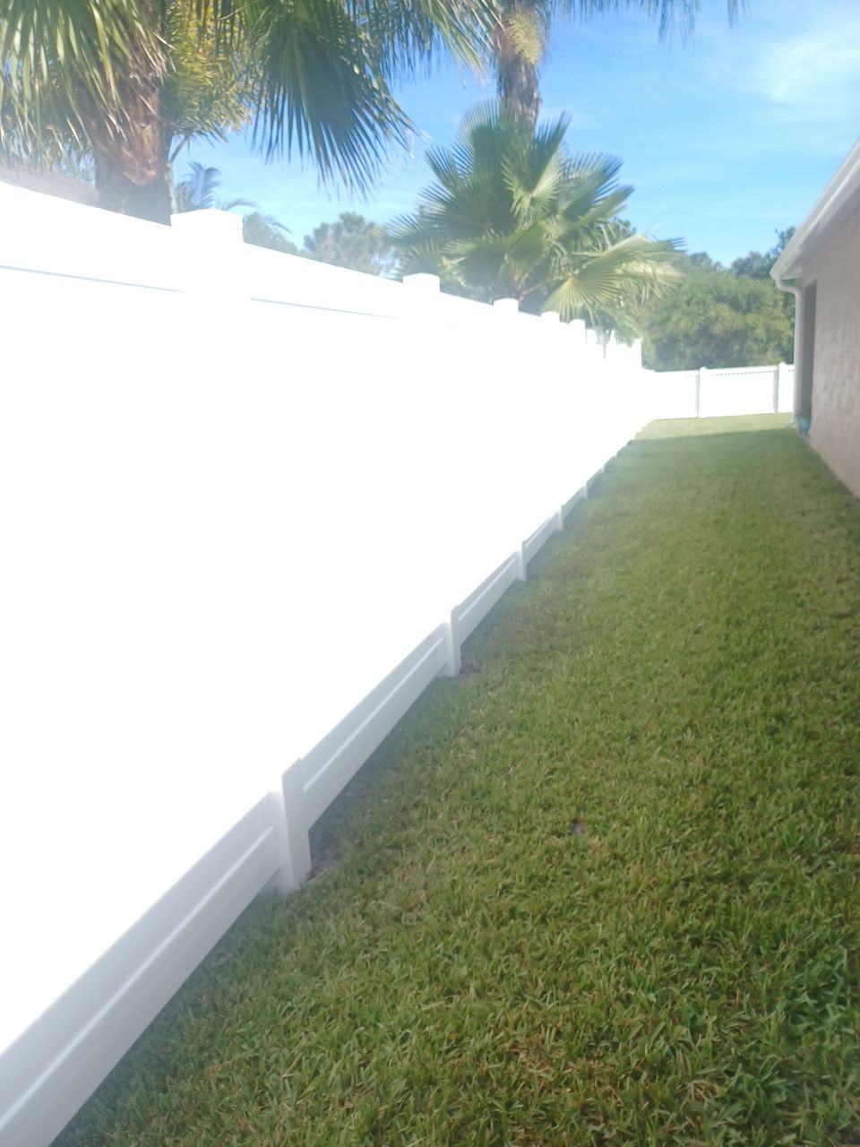 Parrish, FL 6ft. Tall White Vinyl Privacy with 4ft. Tall White Vinyl Spaced Picket Fence by Asap fence and gates, LLC