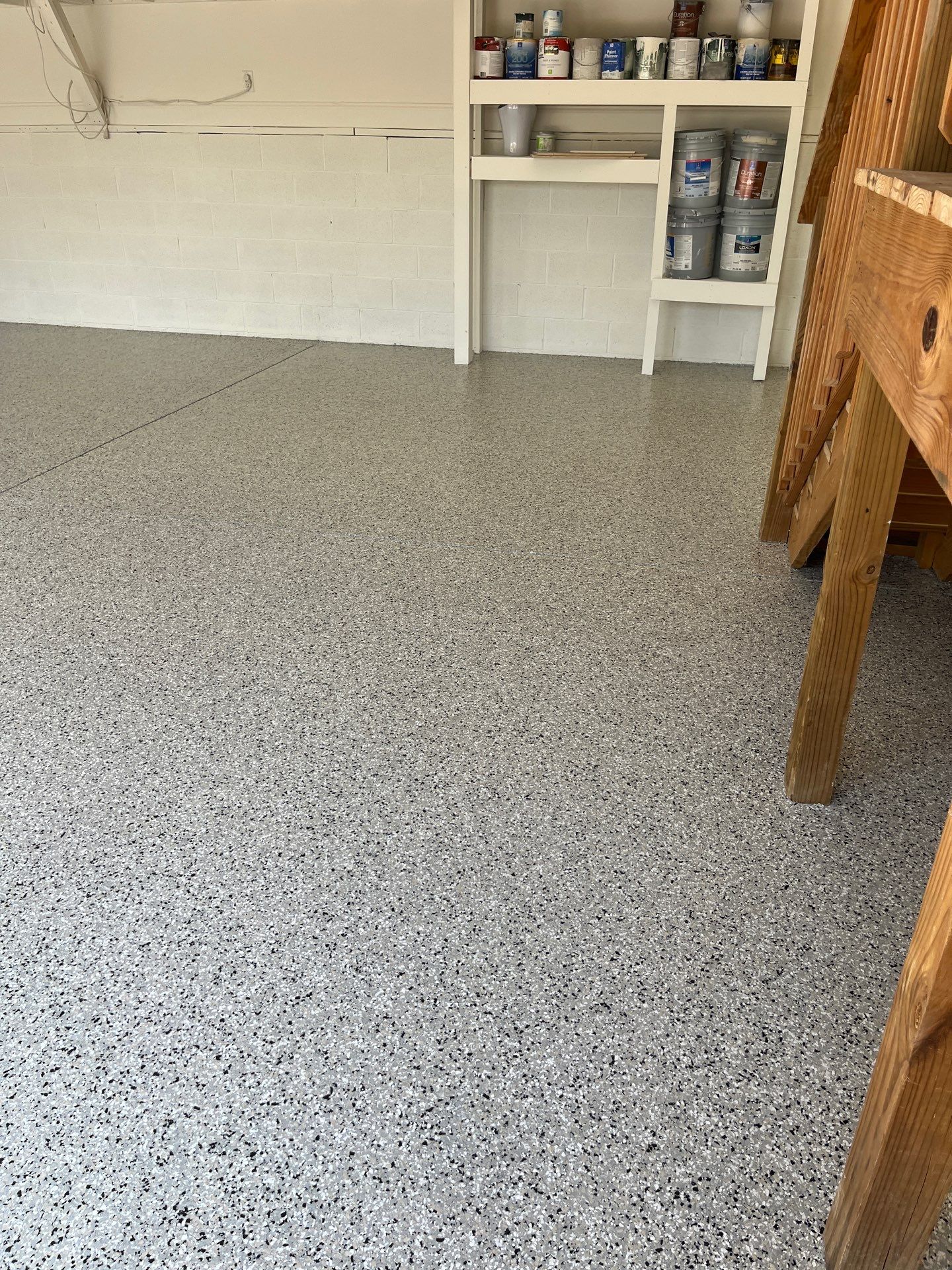 Garage Floor Coating using Cabin Fever by My Garage Floor Guys