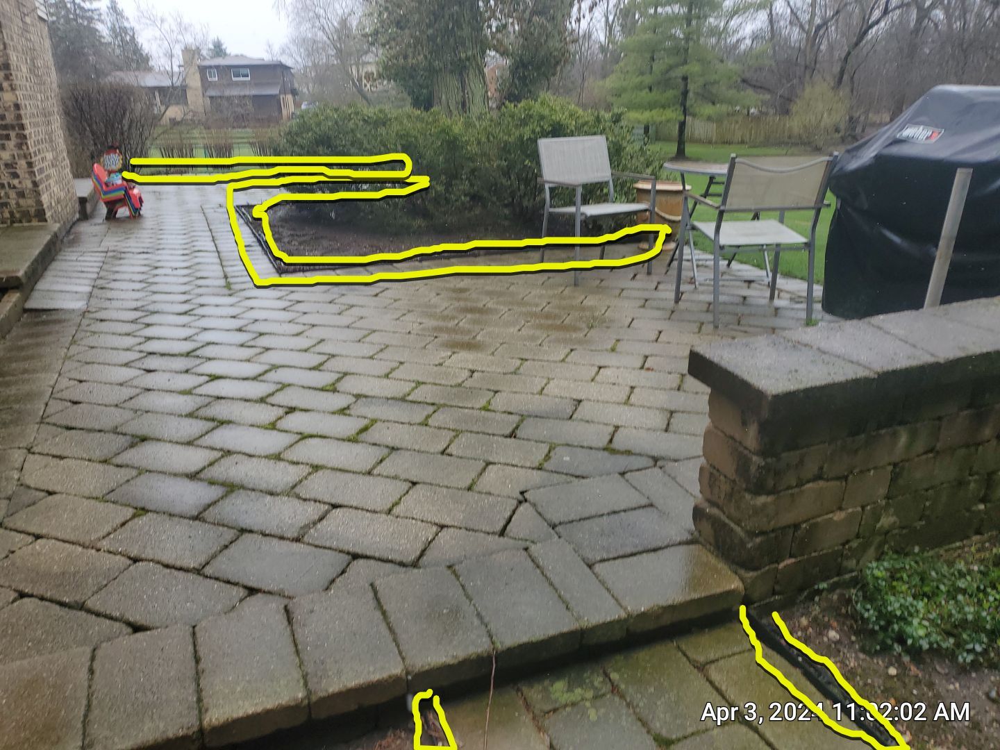 Brick paver clean, sand and seal.  using Surebond SB-1300 by Northern Power Washing LLC.