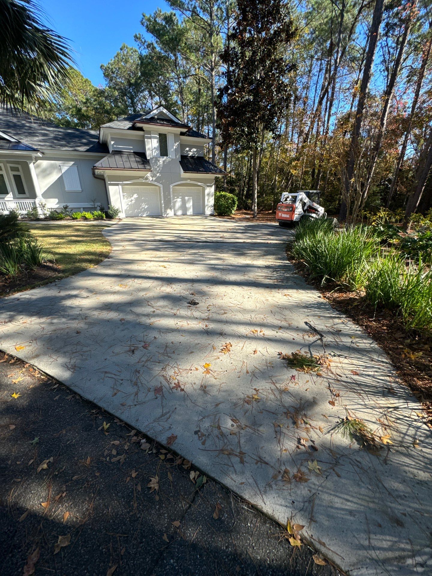 Custom Paver Driveway and Textured Pool Deck Installation in Hilton Head Island by Lowcountry Scapes, LLC