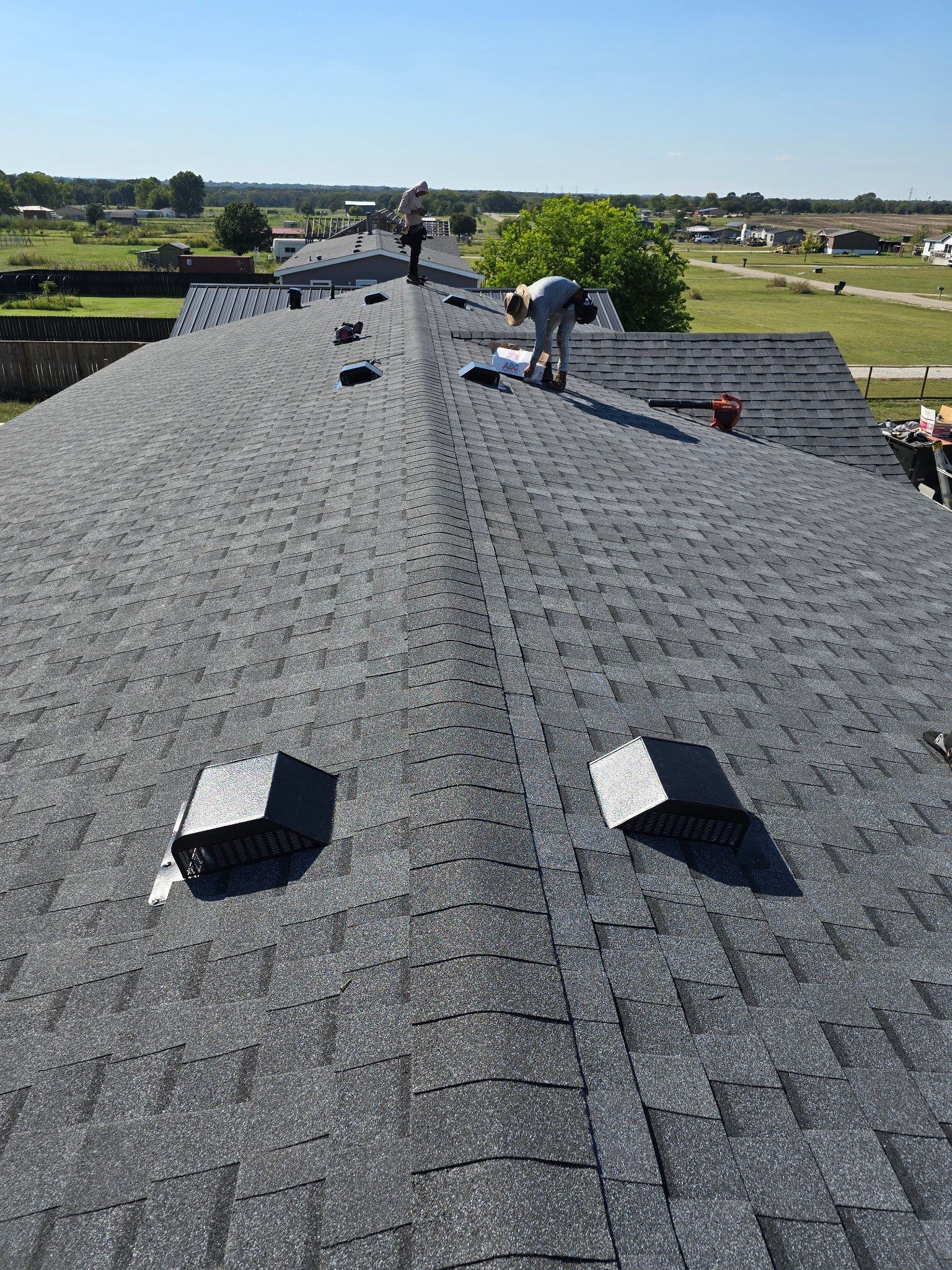 Residential Roofing Installation using ATLAS Pinnacle Pristine Shingles by Harvey Roofing & Construction