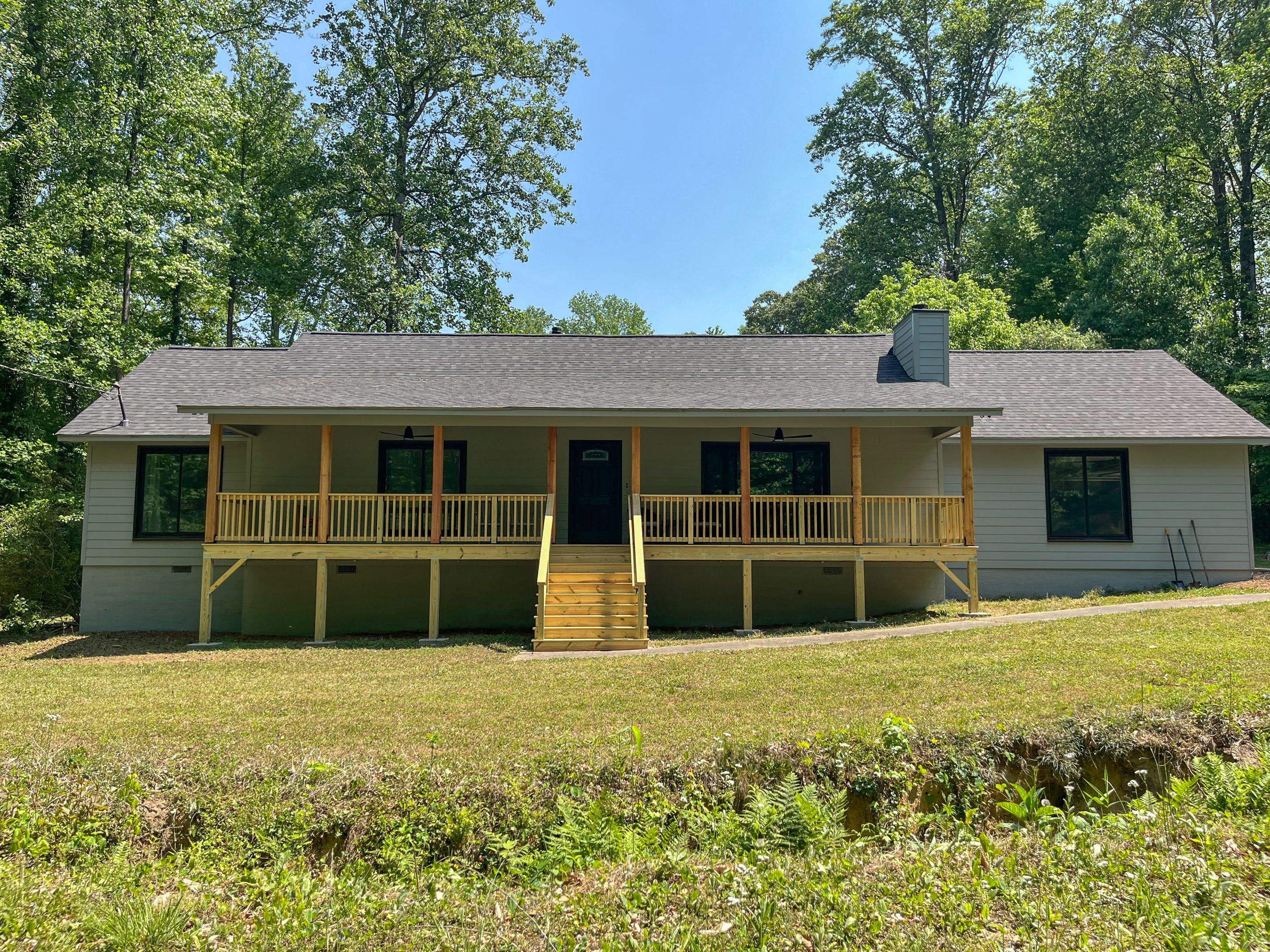 Smyrna, GA Full James Hardie Siding Replacement and Wood Front Porch Rebuild by Nelson Exteriors