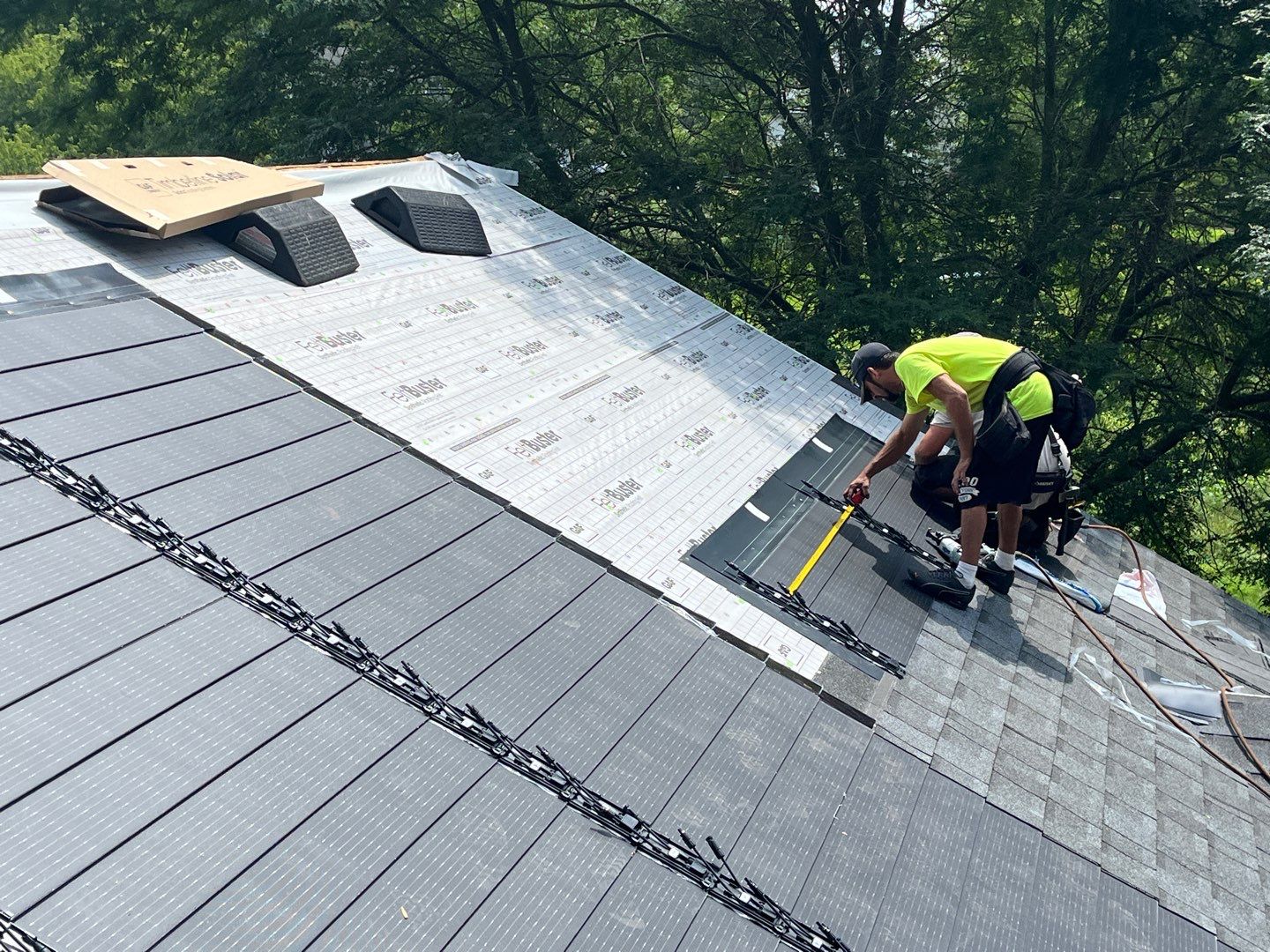 Solar Roof Installation using GAF Solar  by Acme Exteriors