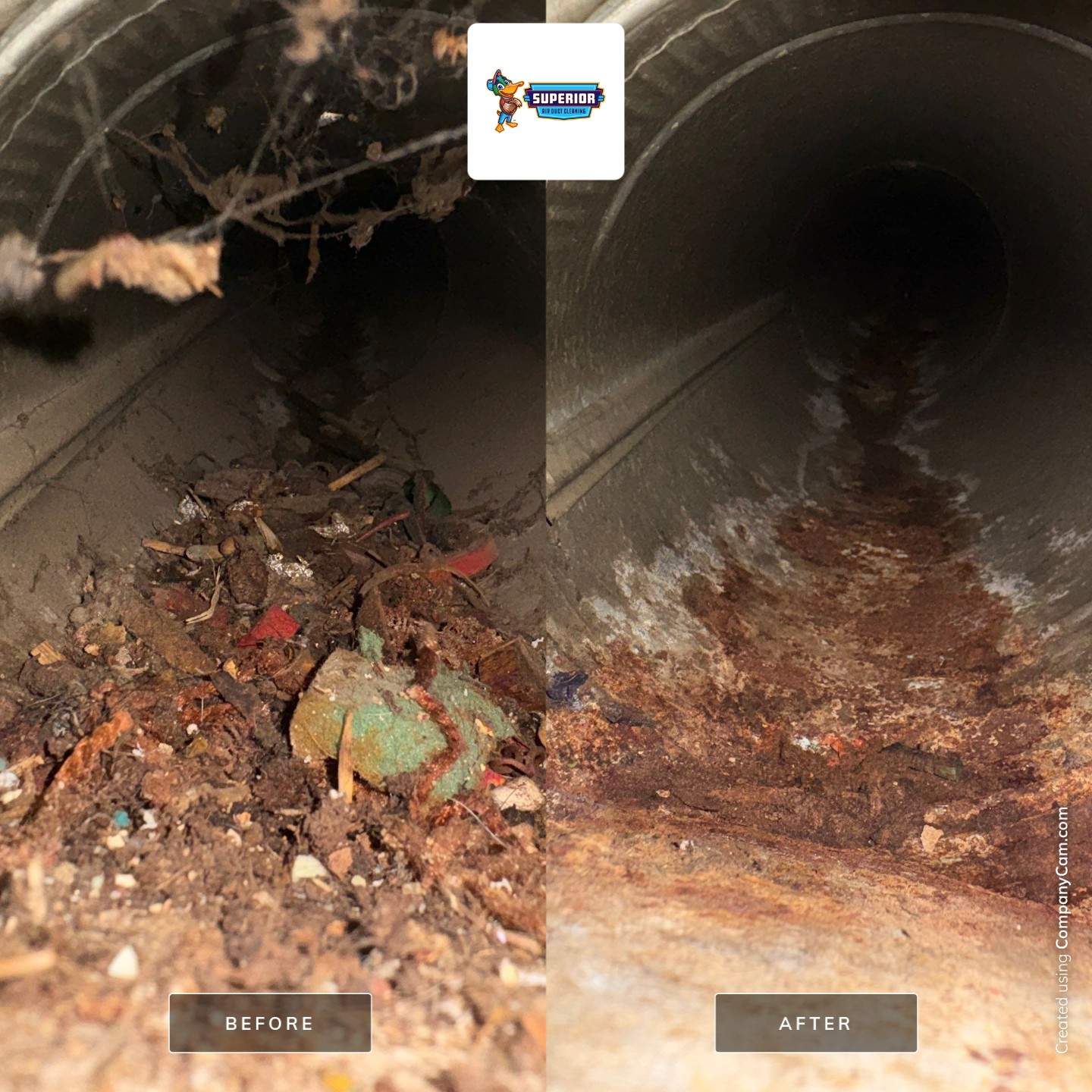 Air Duct Cleaning With a Vacuum Truck in Enon Valley, PA by Superior Air Duct Cleaning